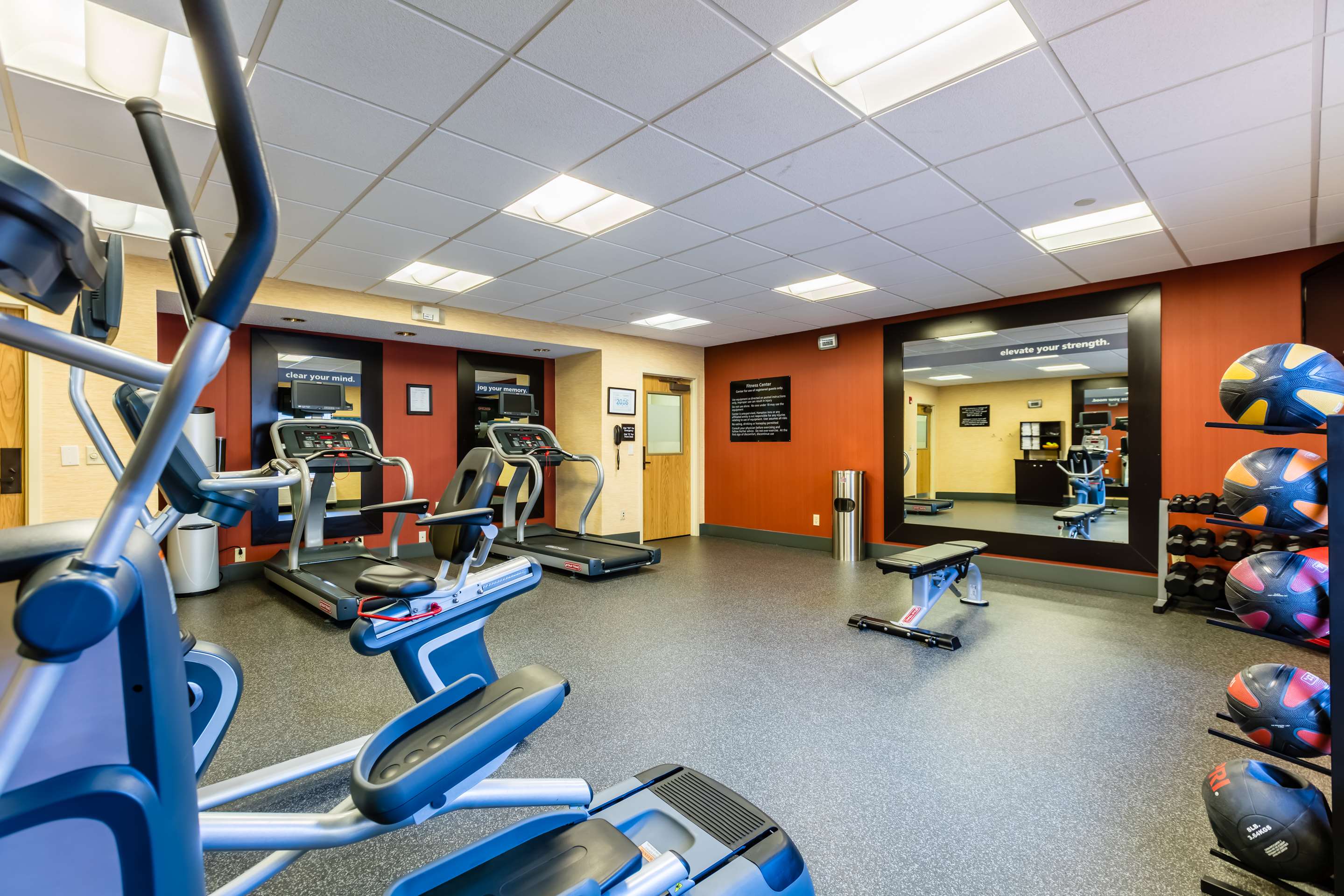 Health club fitness center gym