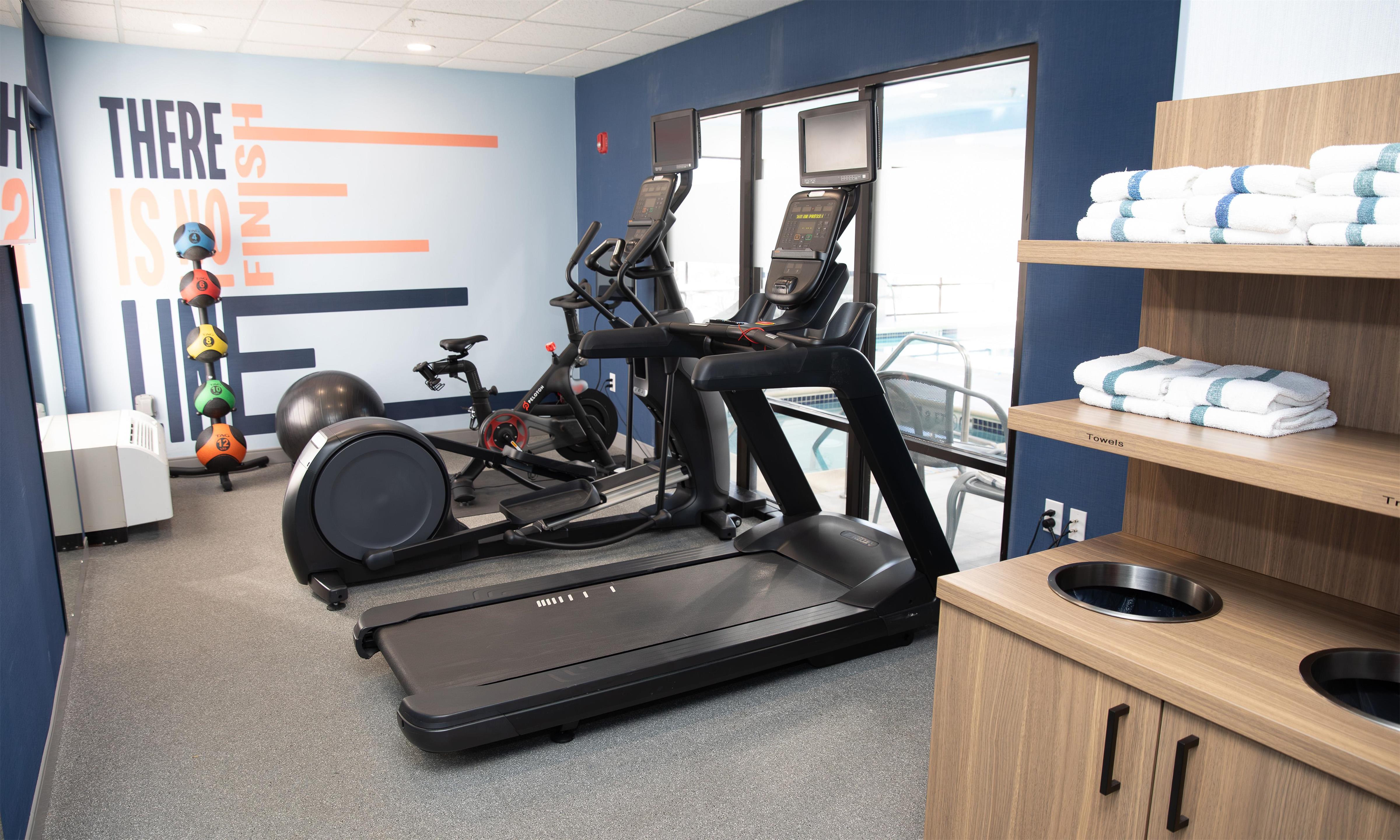Health club fitness center gym | Hampton Inn Shrewsbury