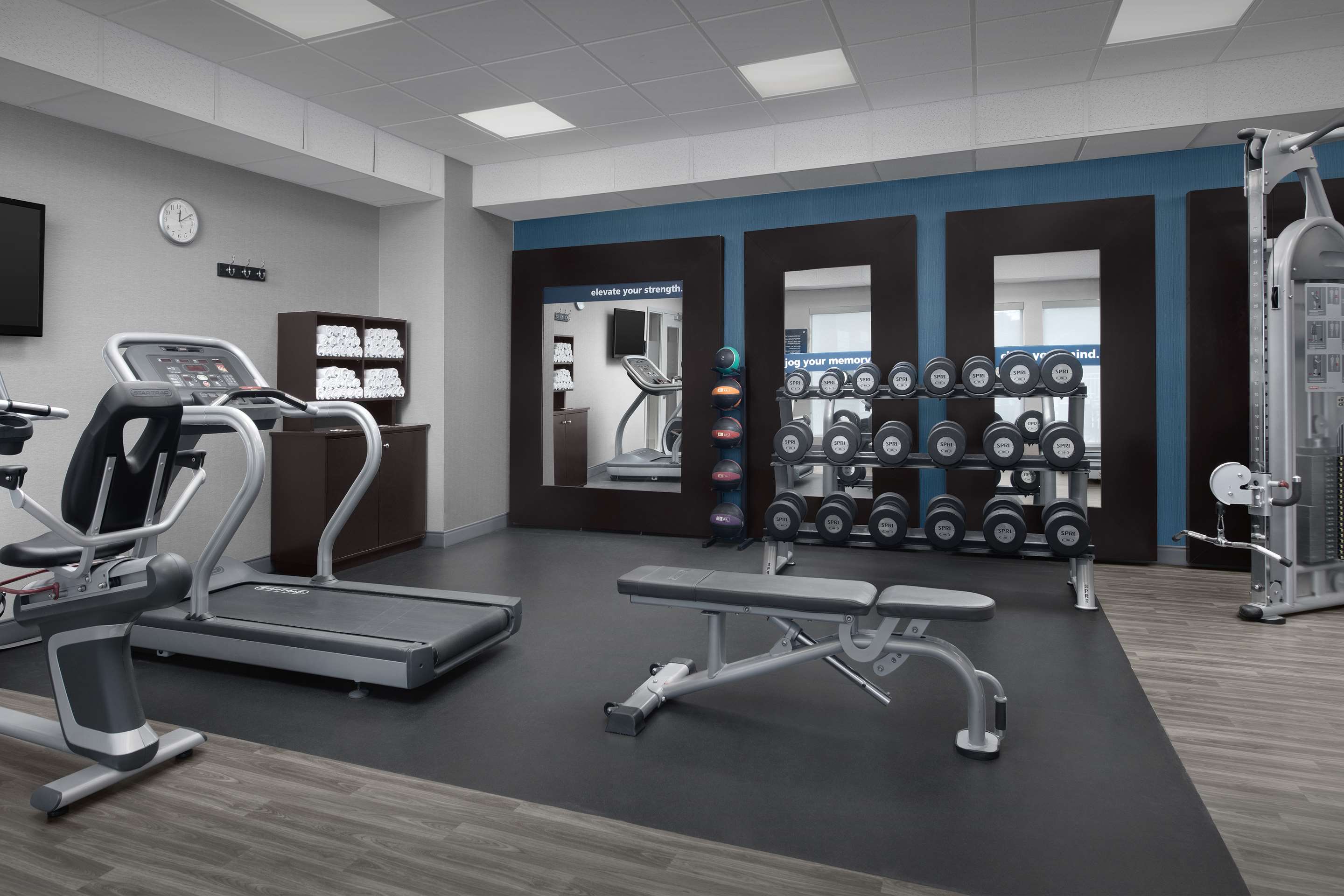Health club fitness center gym | Hampton Inn Statesboro