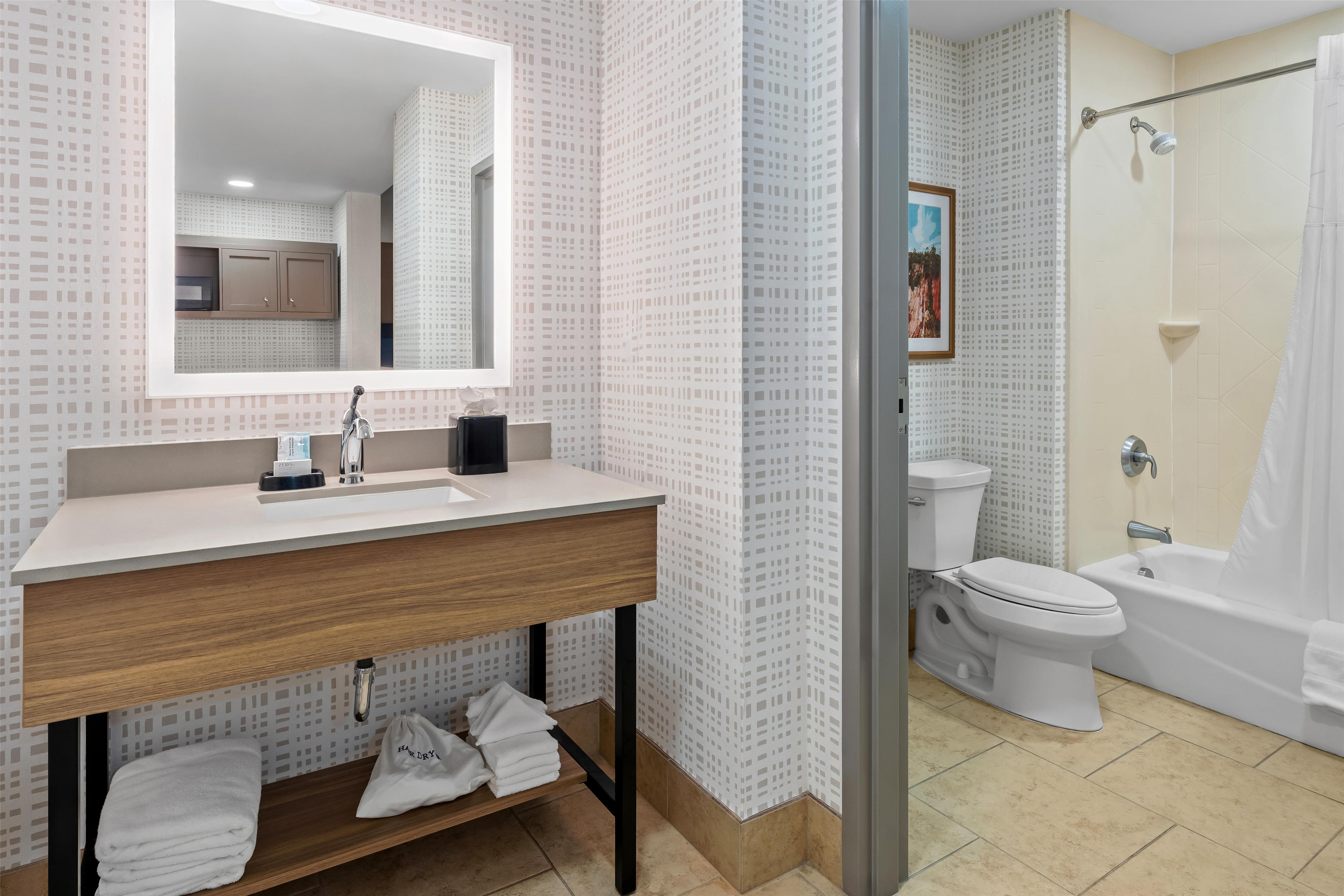 Guest room bath