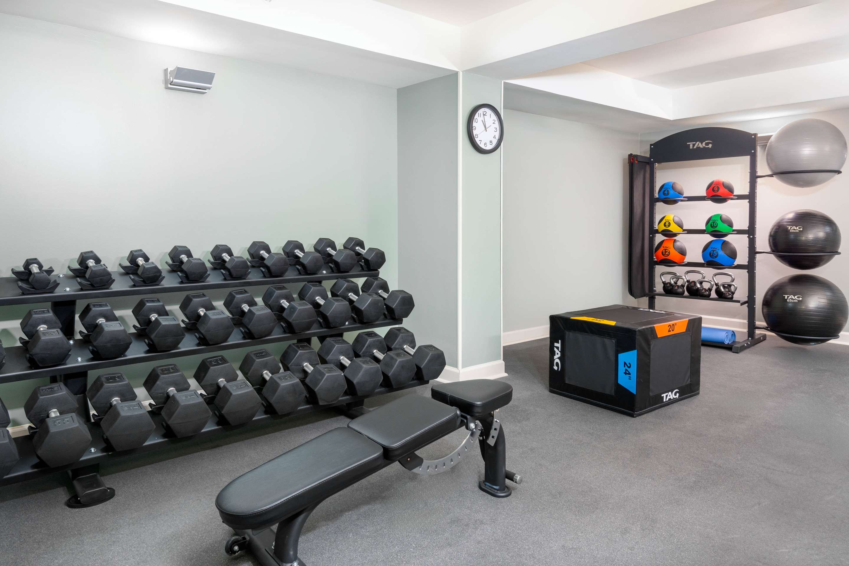 Health club fitness center gym | Homewood Suites Tampa Airport