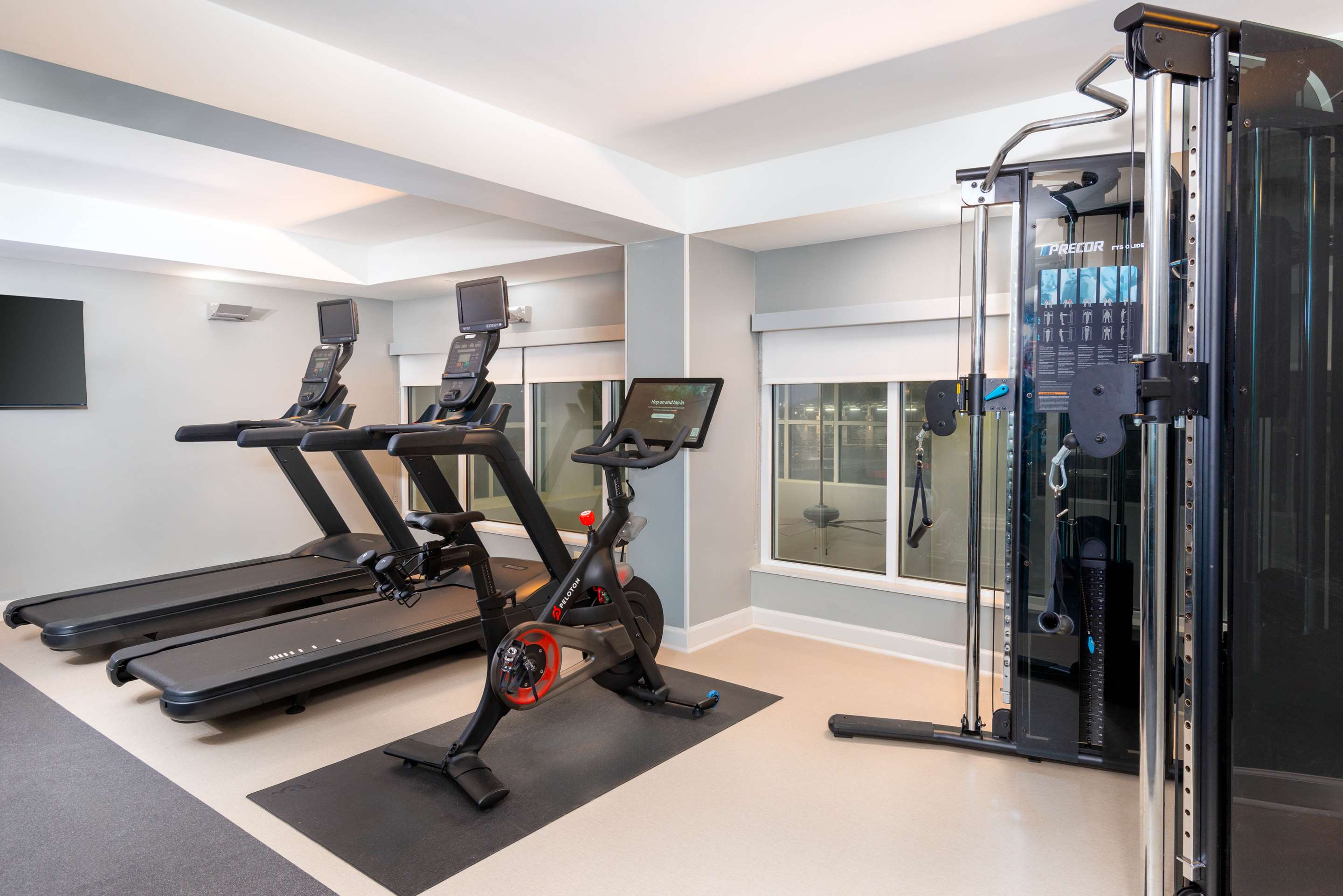 Health club fitness center gym | Homewood Suites Tampa Airport