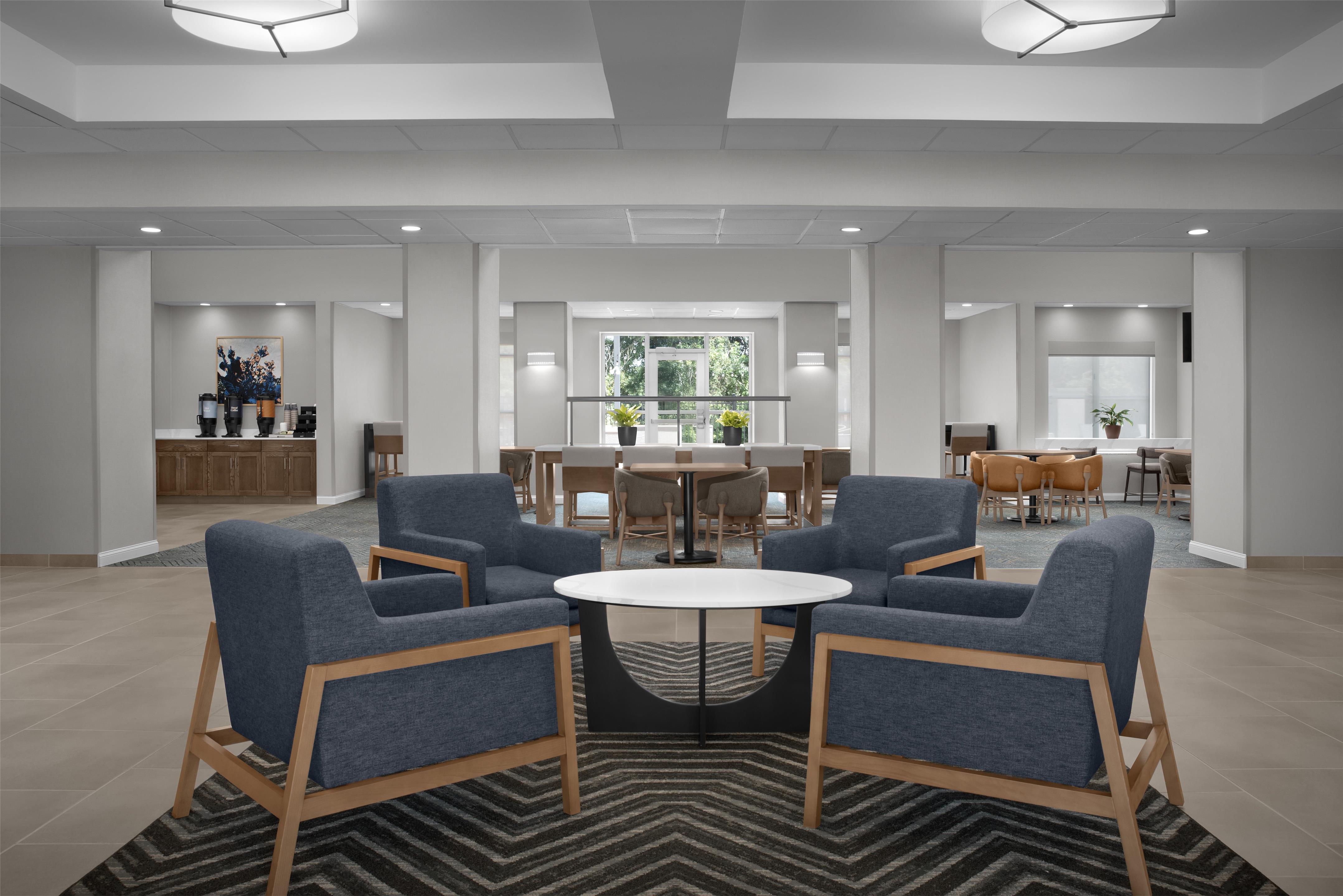 Lobby | Homewood Suites by Hilton Tampa-Brandon