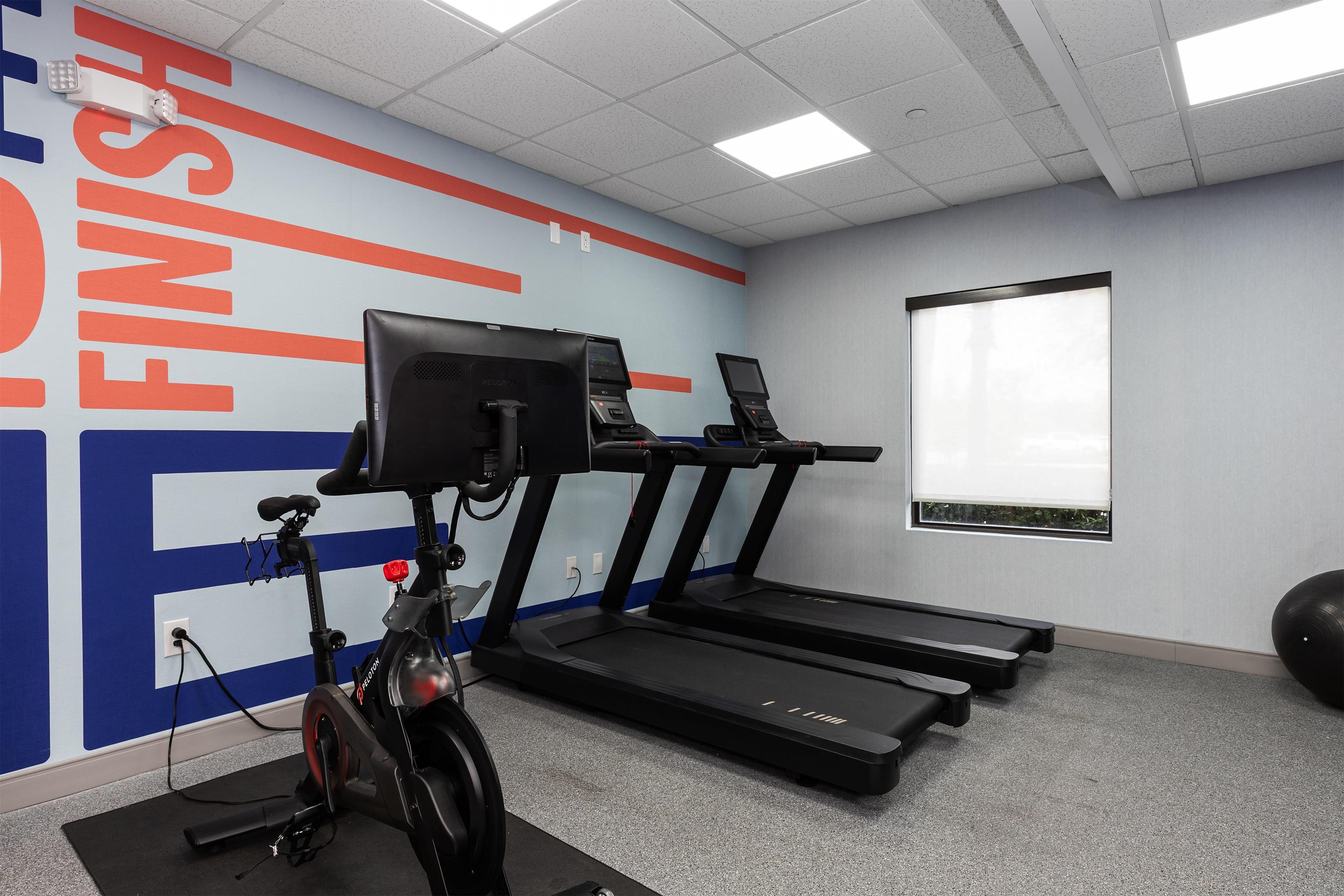 Health club fitness center gym | Hampton Inn & Suites Tampa-Wesley Chapel
