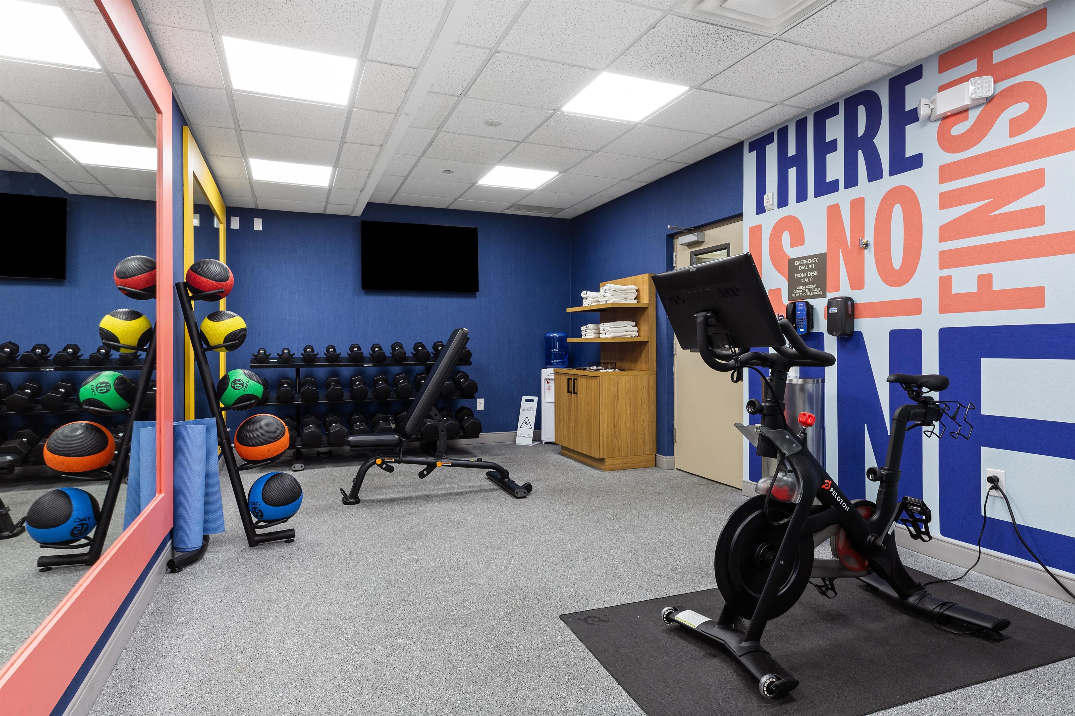 Health club fitness center gym | Hampton Inn & Suites Tampa-Wesley Chapel
