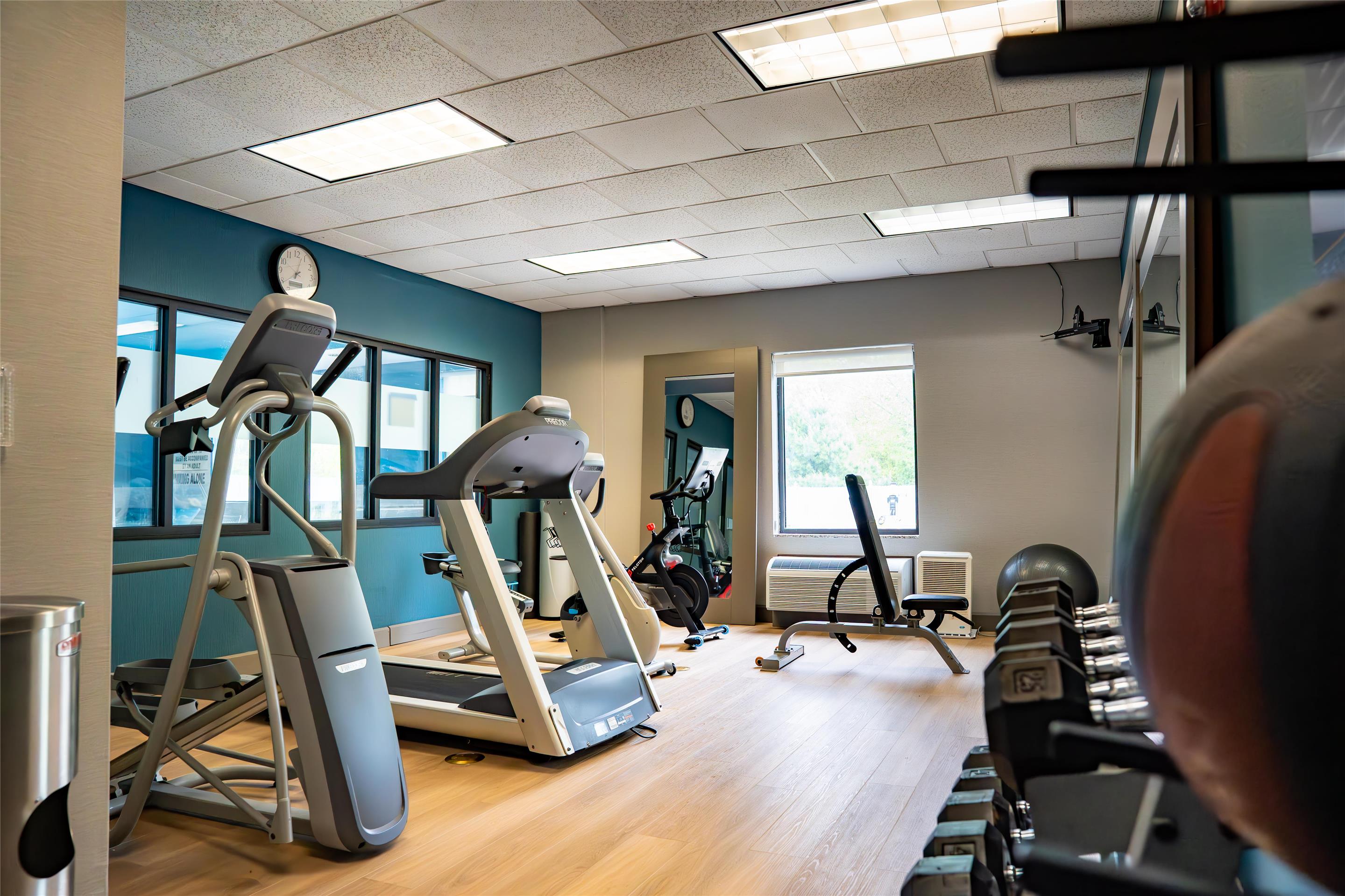 Health club fitness center gym | Hampton Inn Turnersville (Philadelphia Area)
