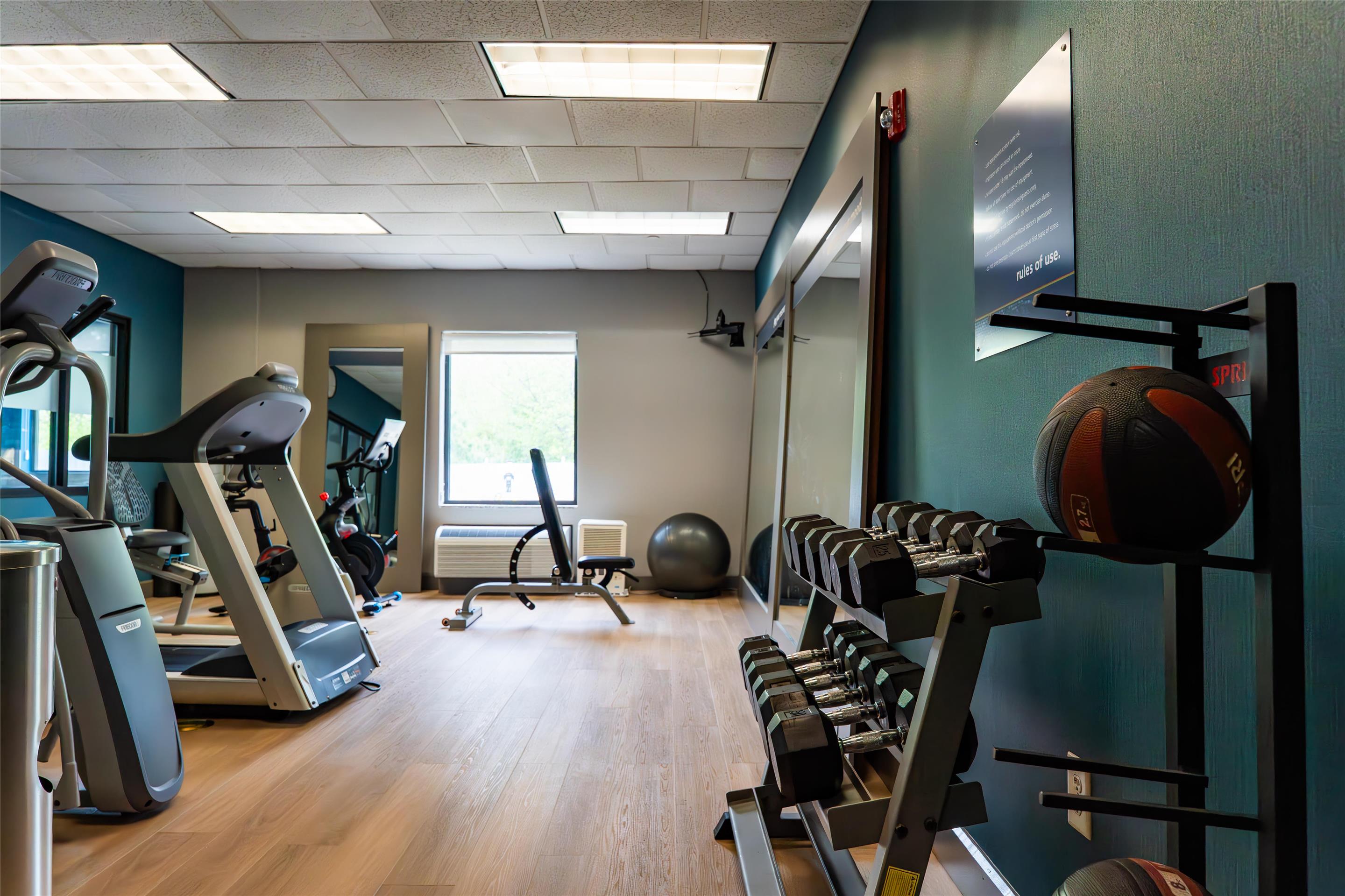 Health club fitness center gym | Hampton Inn Turnersville (Philadelphia Area)