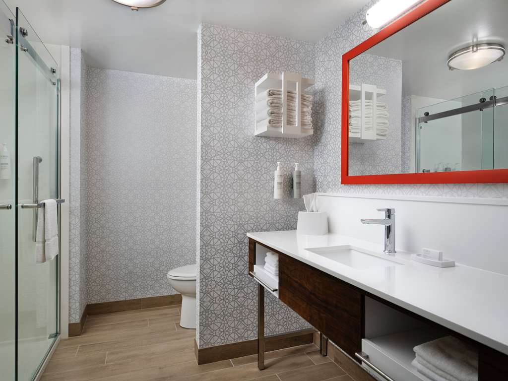 Hampton Inn Troy, OH-guestroom-Guest Room,Bathroom,On-Site.jpg