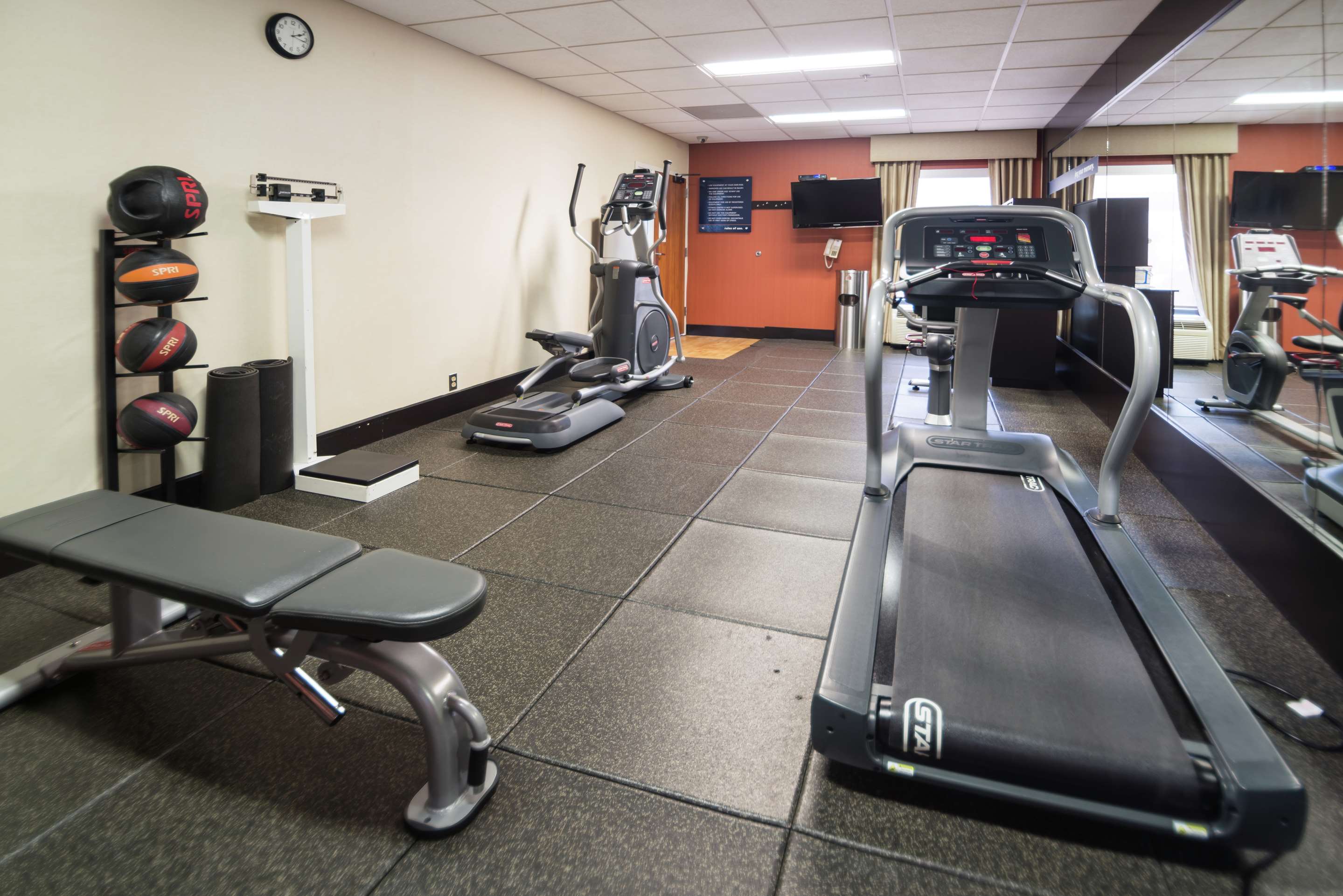 Health club fitness center gym