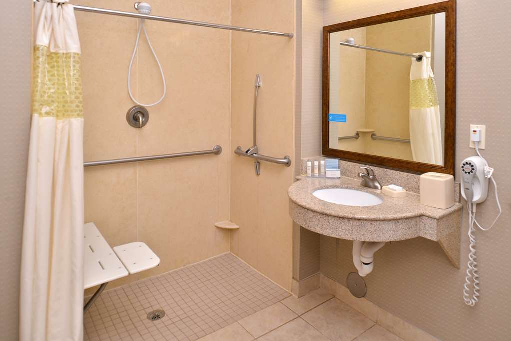 Hampton Inn by Hilton Van Horn Room Type - 1QN MOB HEAR ACC RI-SHW NS