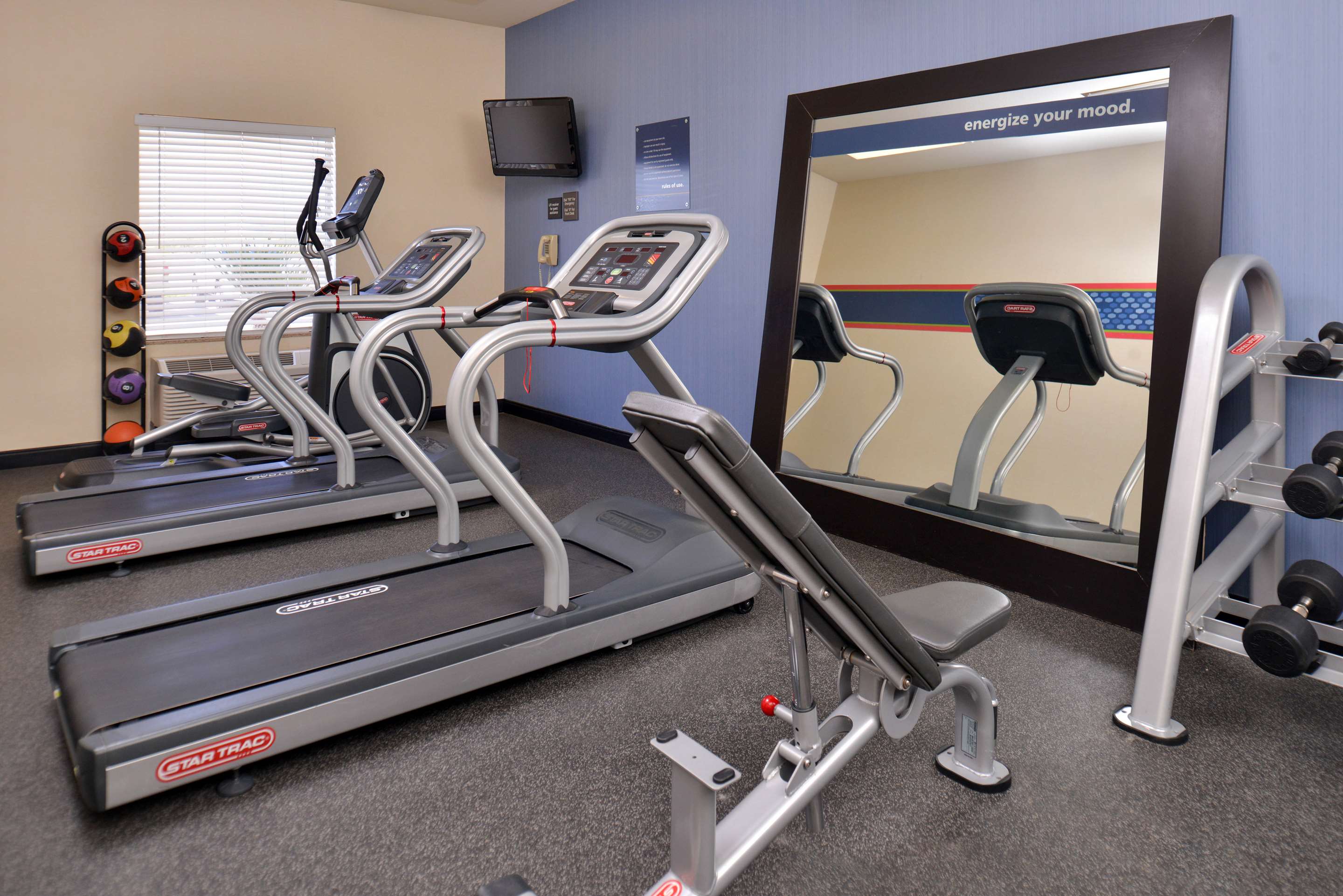 Health club fitness center gym
