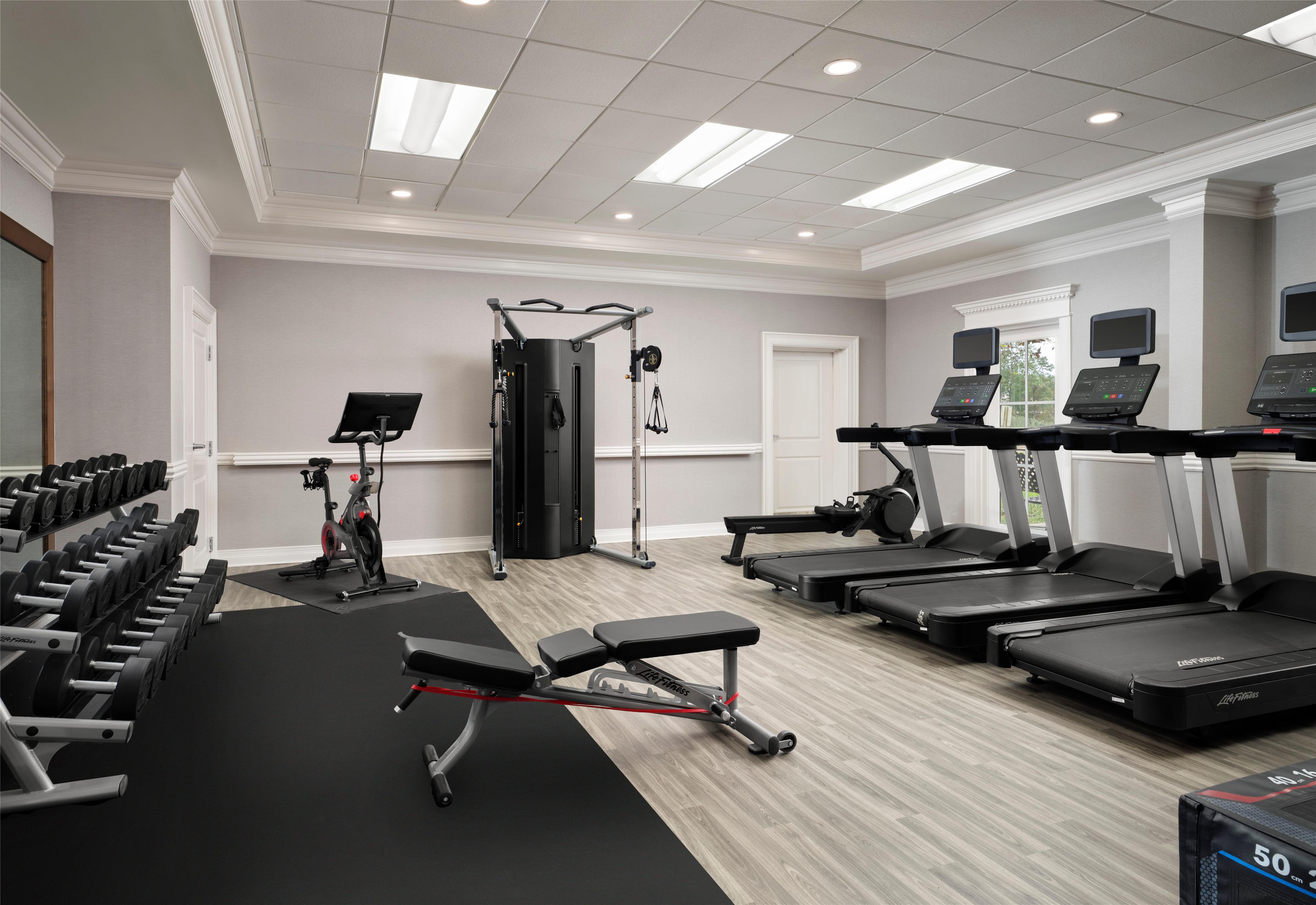 Health club fitness center gym | Hampton Inn & Suites Vicksburg