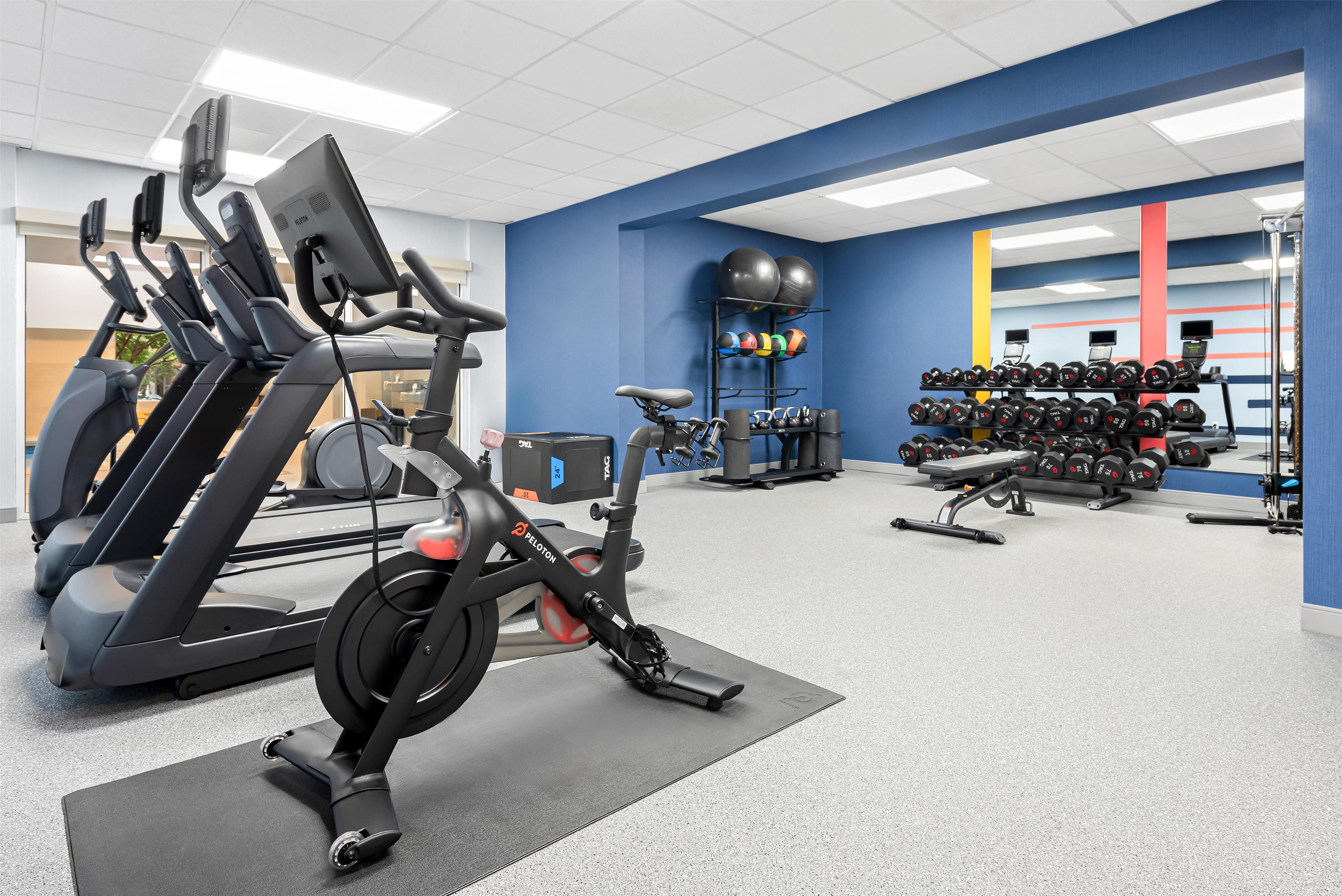 Health club fitness center gym | Hampton Inn by Hilton Gainesville-Haymarket