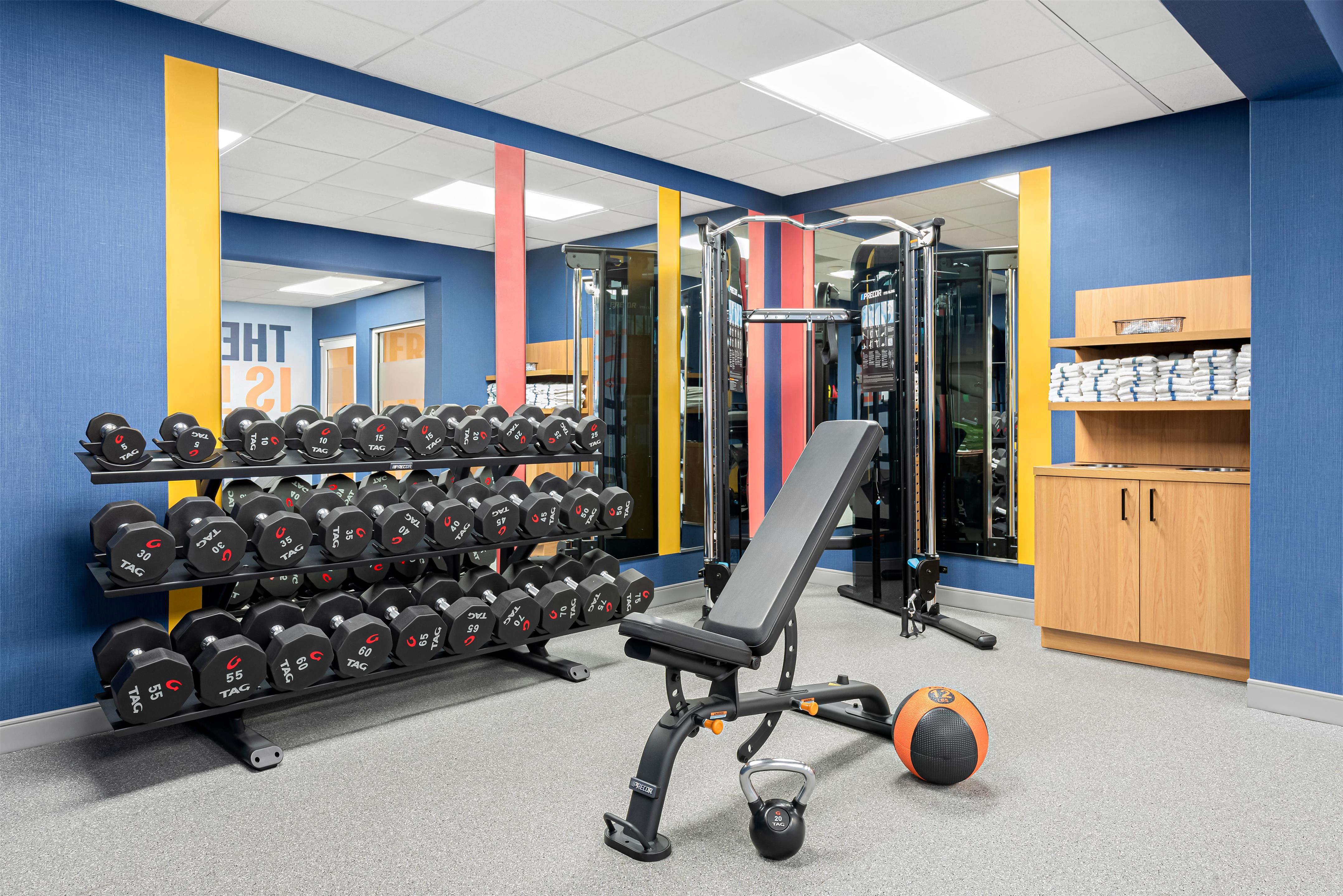 Health club fitness center gym | Hampton Inn by Hilton Gainesville-Haymarket