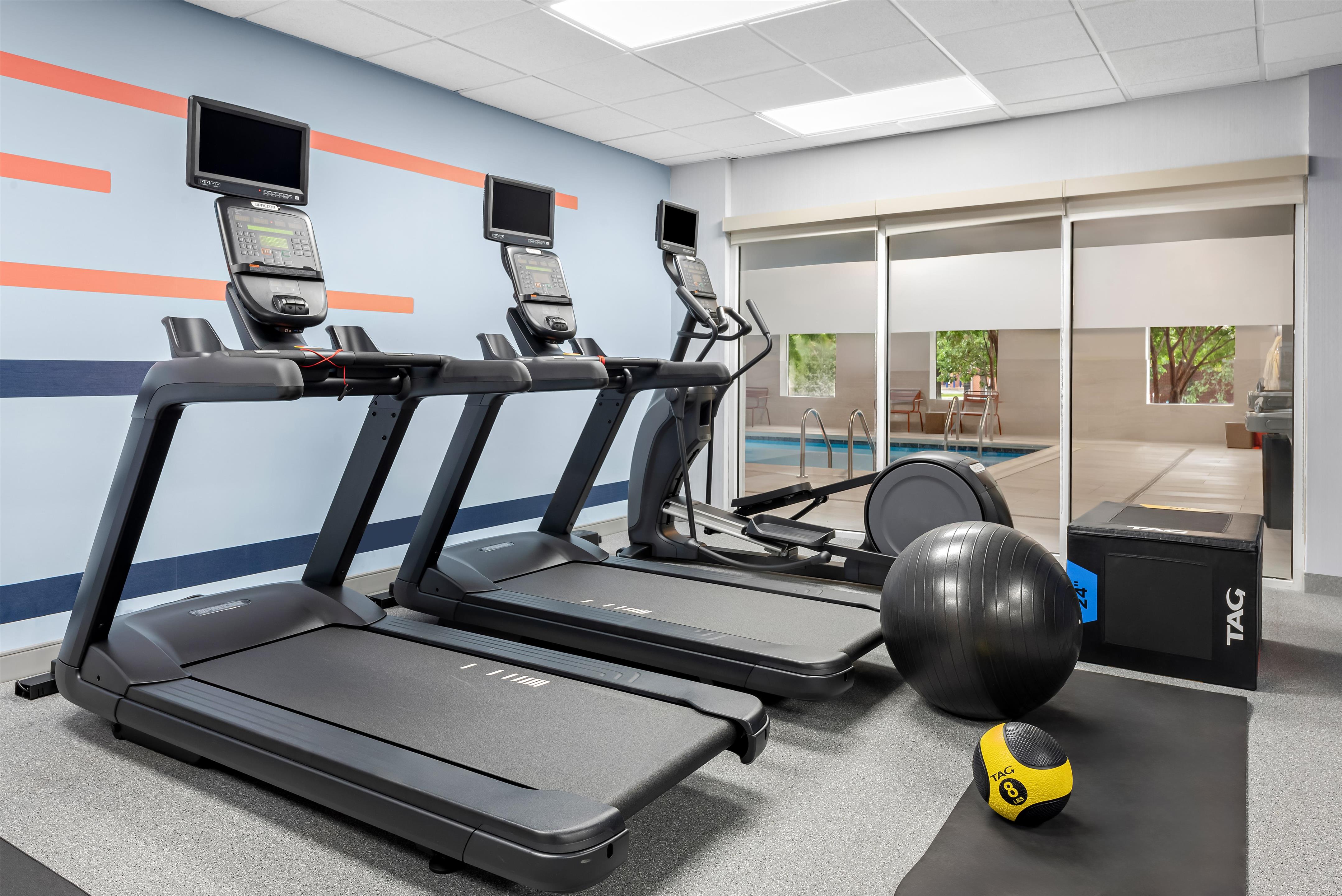 Health club fitness center gym | Hampton Inn by Hilton Gainesville-Haymarket