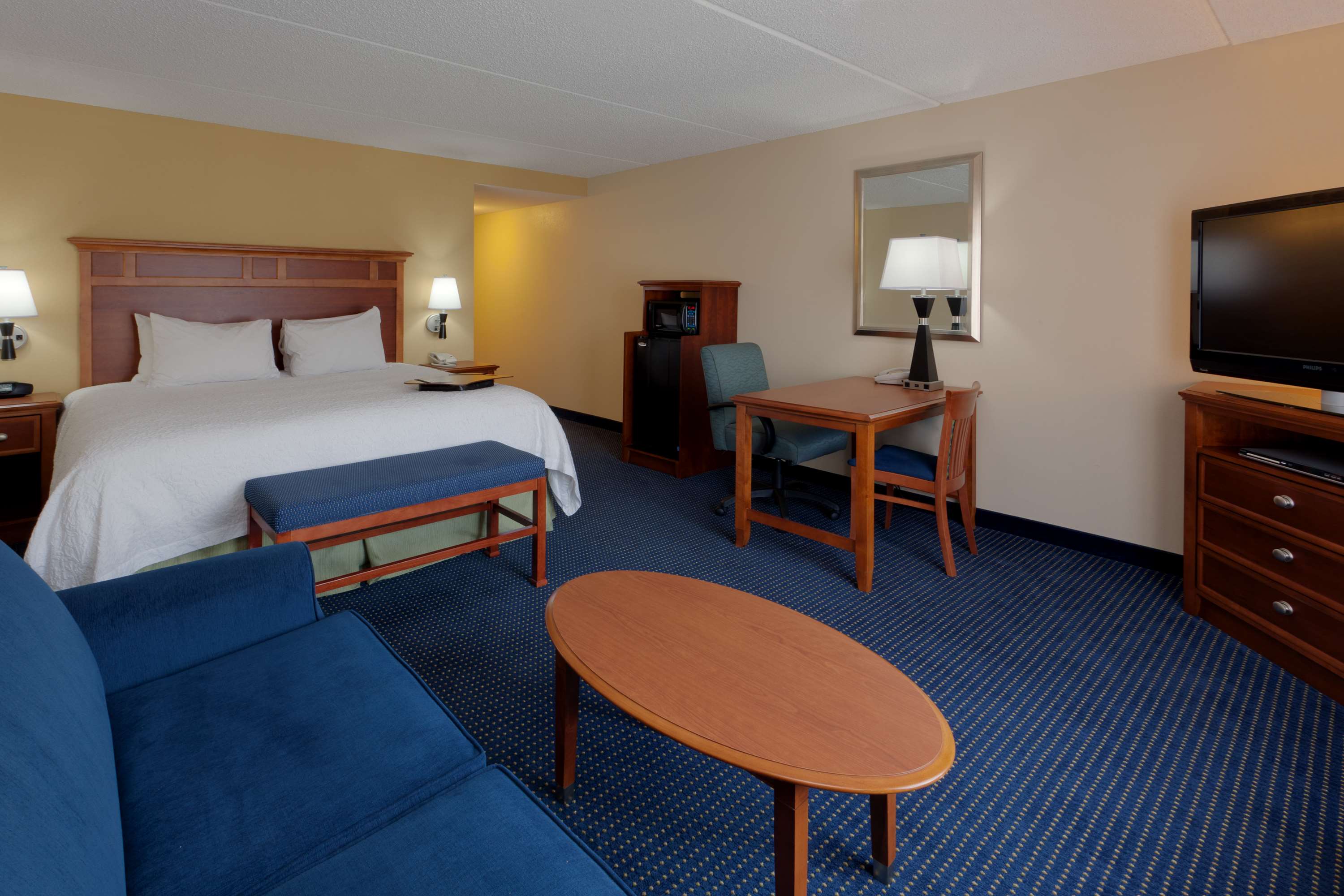 Hampton Inn Warrenton Room Type - 1 KING W  SOFABED NONSMOK