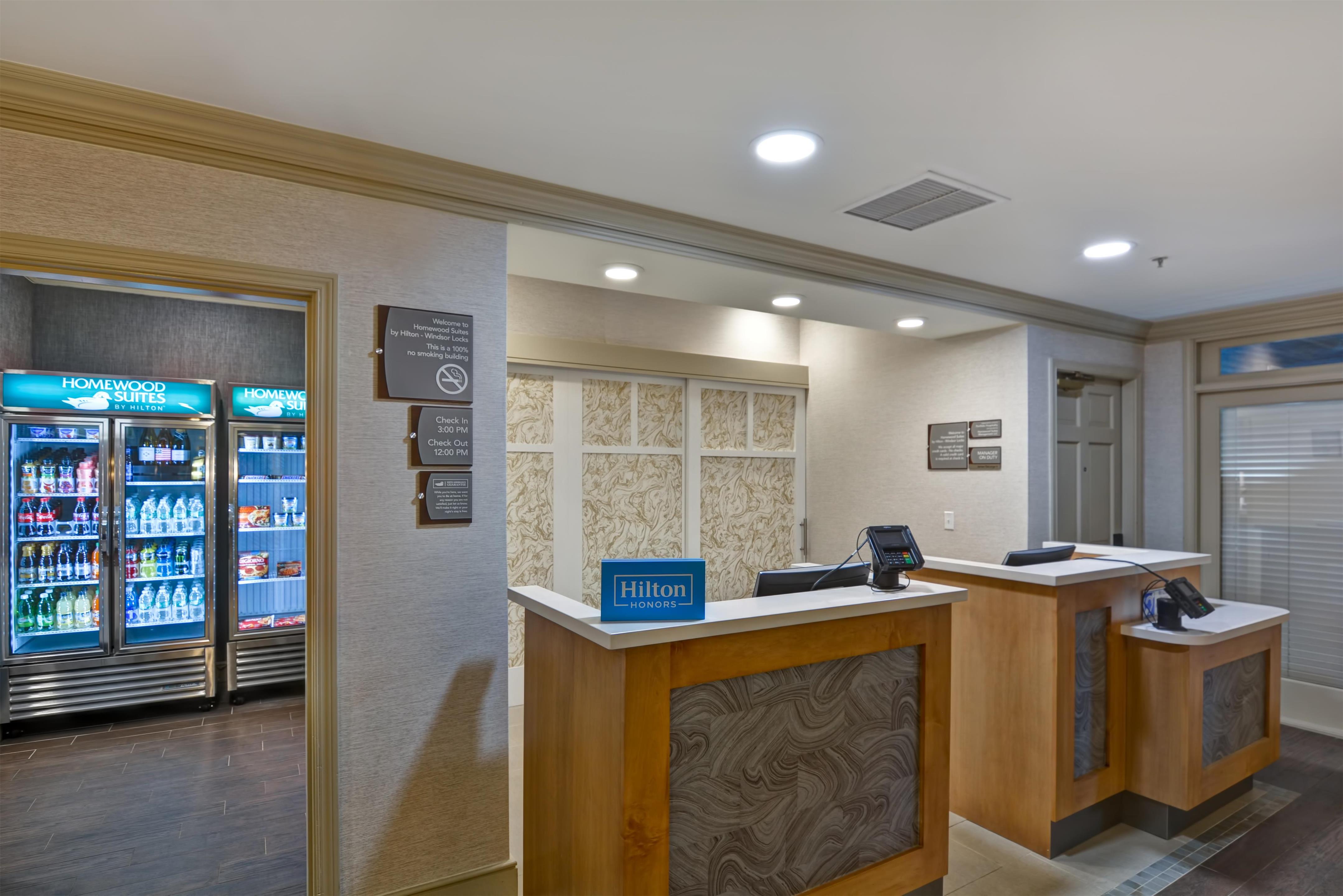 Reception | Homewood Suites by Hilton Windsor Locks Hartford