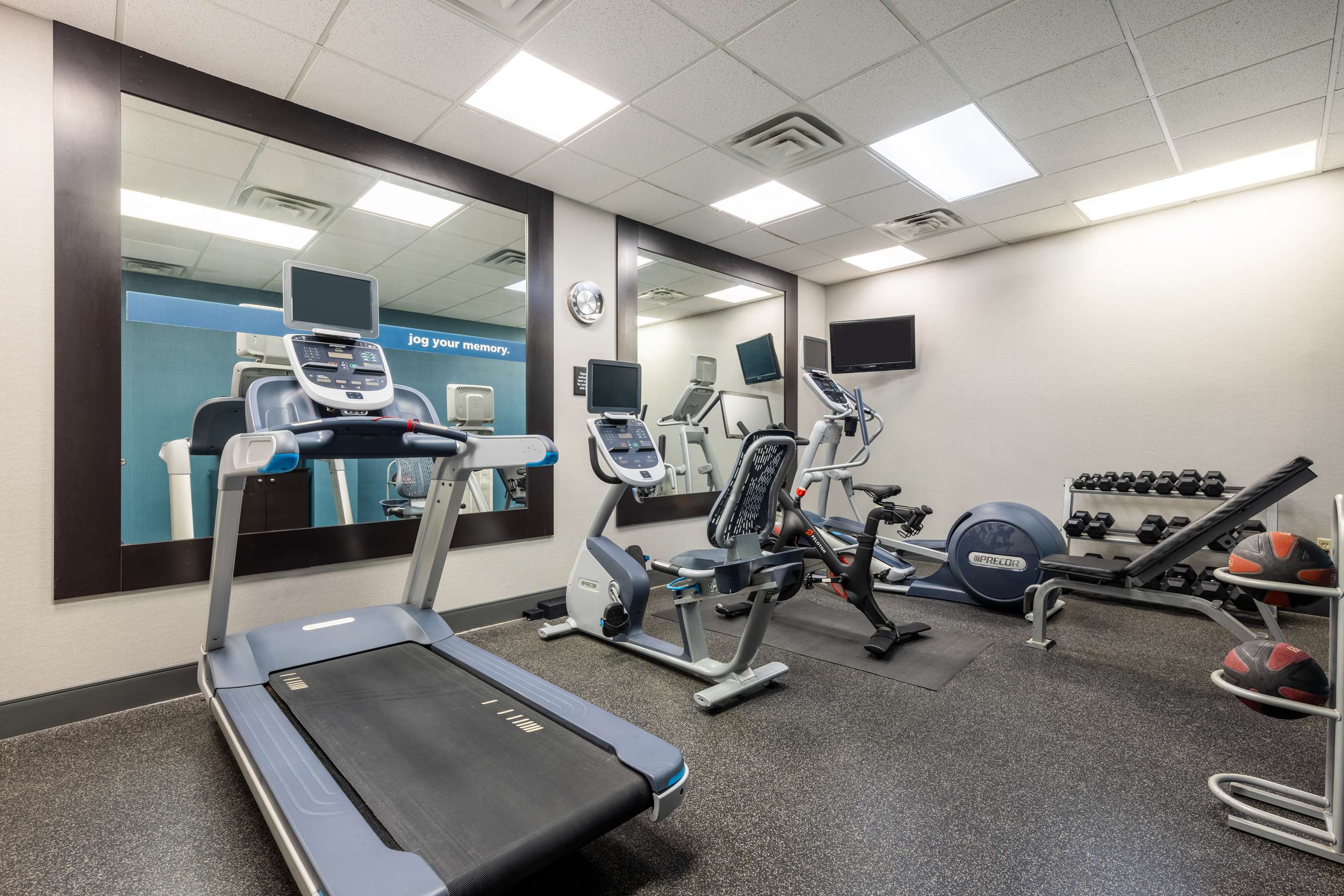 Health club fitness center gym | Hampton Inn & Suites Woodward