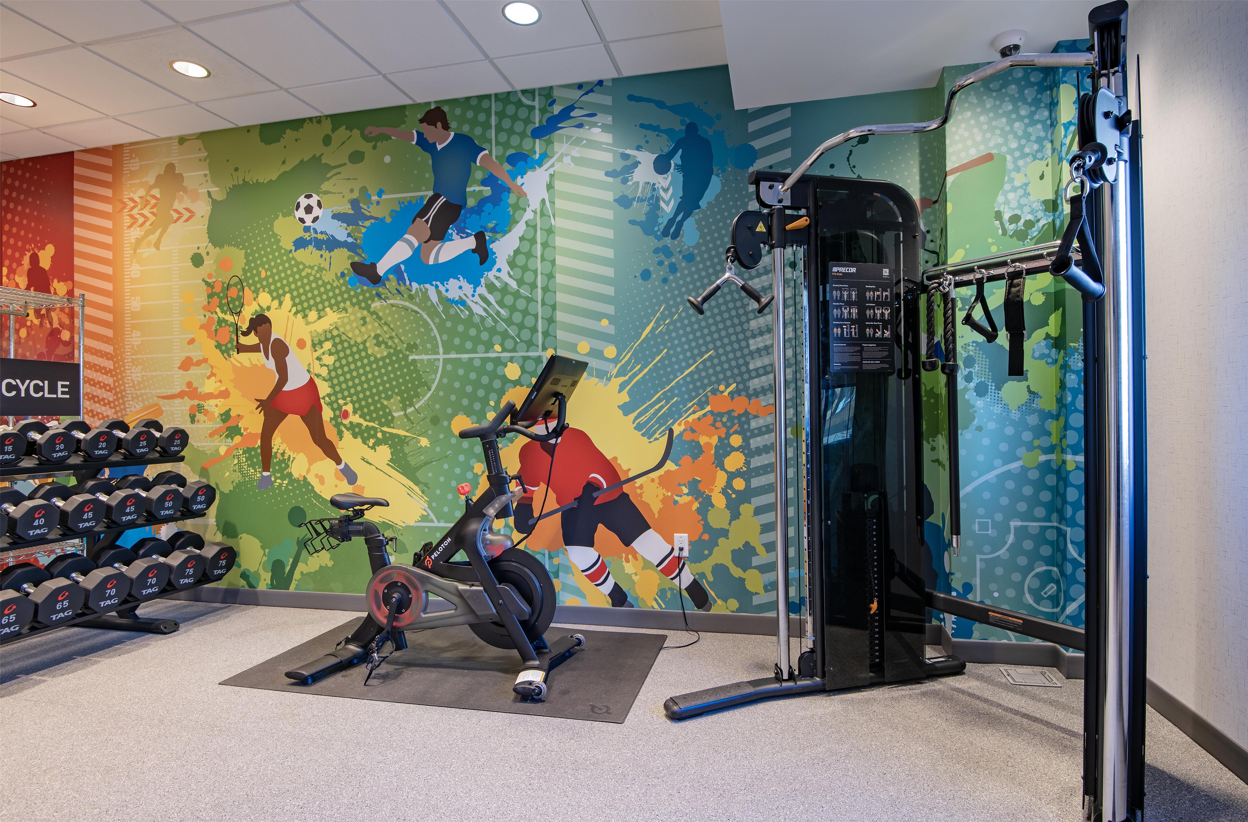 Health club fitness center gym | Home2 Suites West Edmonton, Alberta, Canada