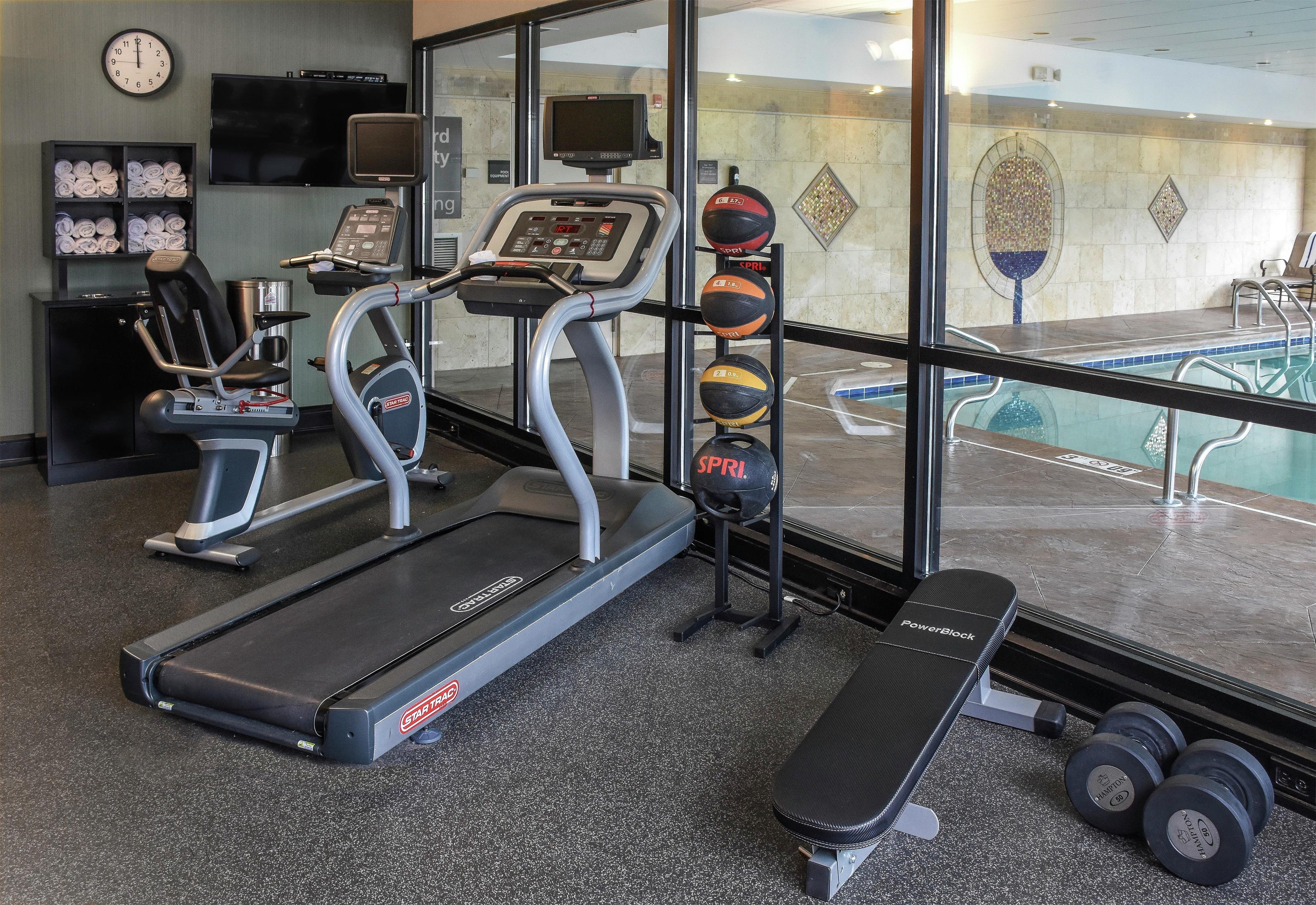 Health club fitness center gym | Hampton Inn & Suites Youngstown-Canfield