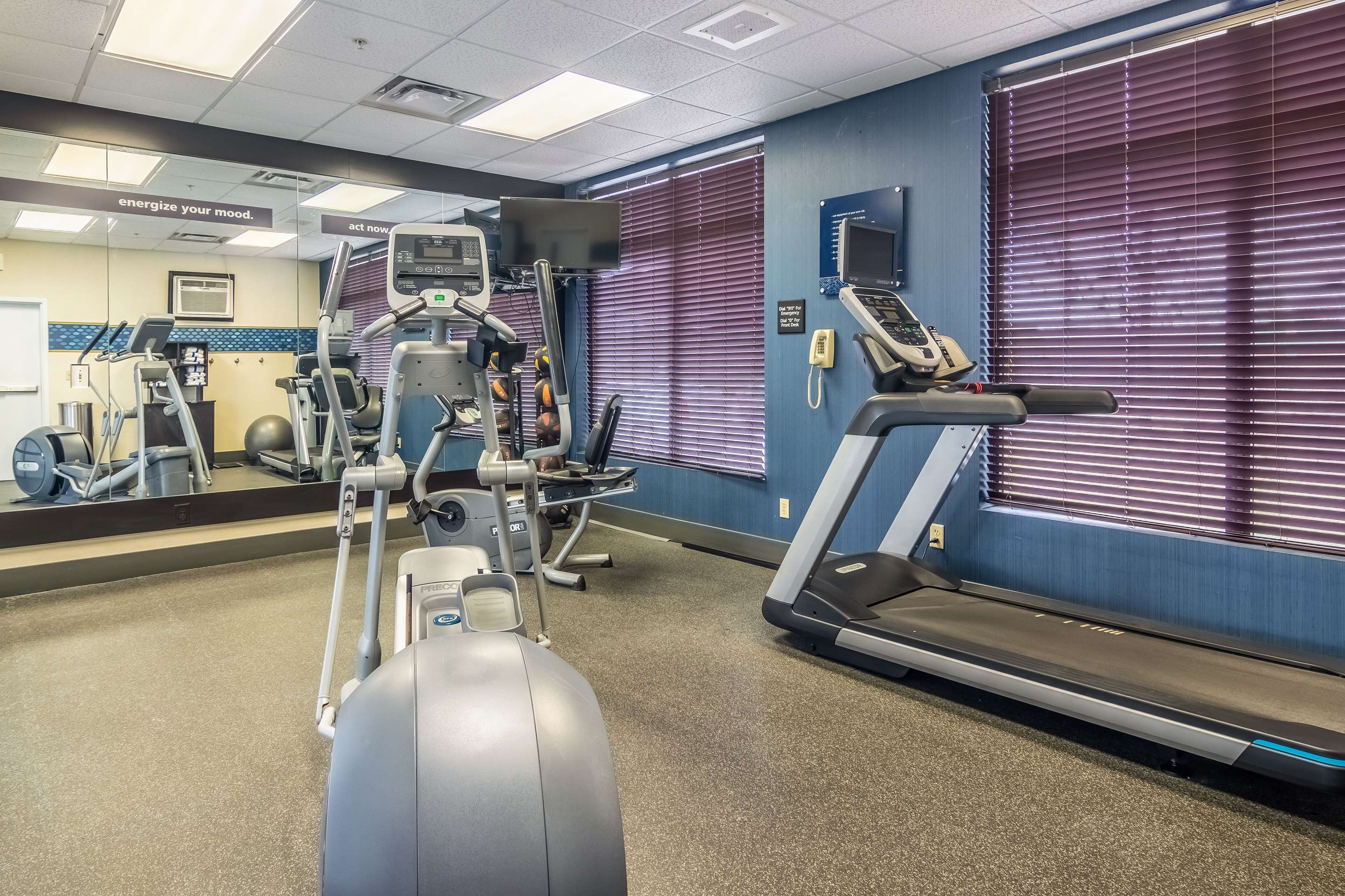 Health club fitness center gym