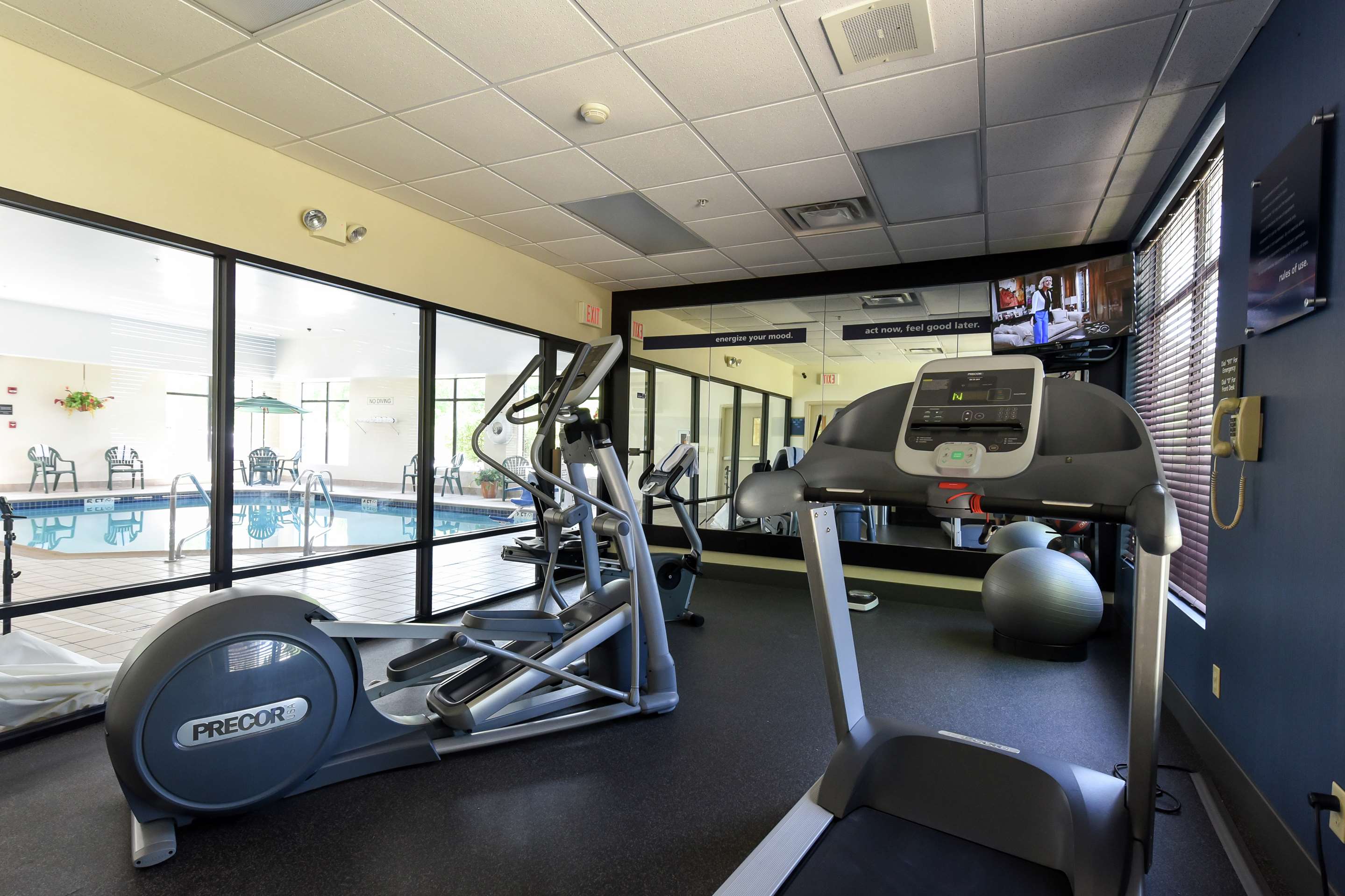 Health club fitness center gym