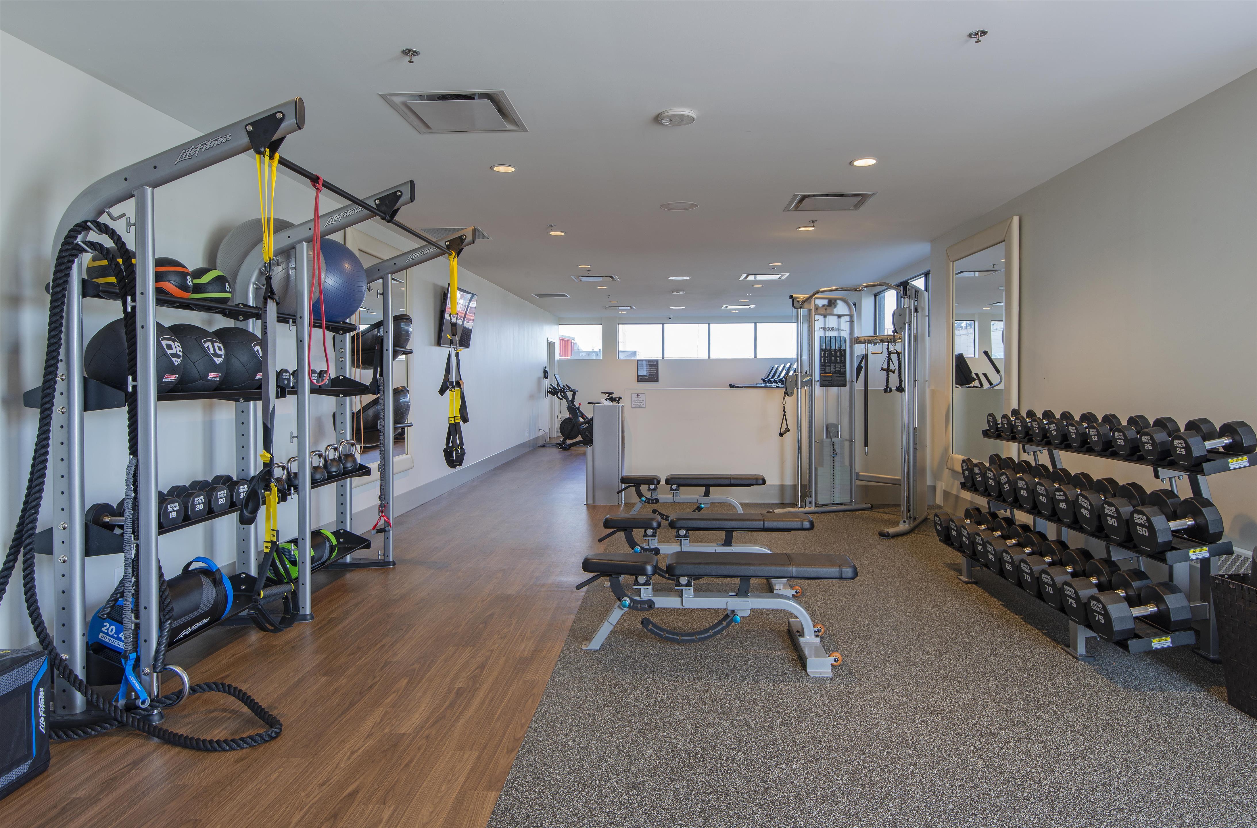 Health club fitness center gym | DoubleTree by Hilton Hotel & Conference Centre Regina