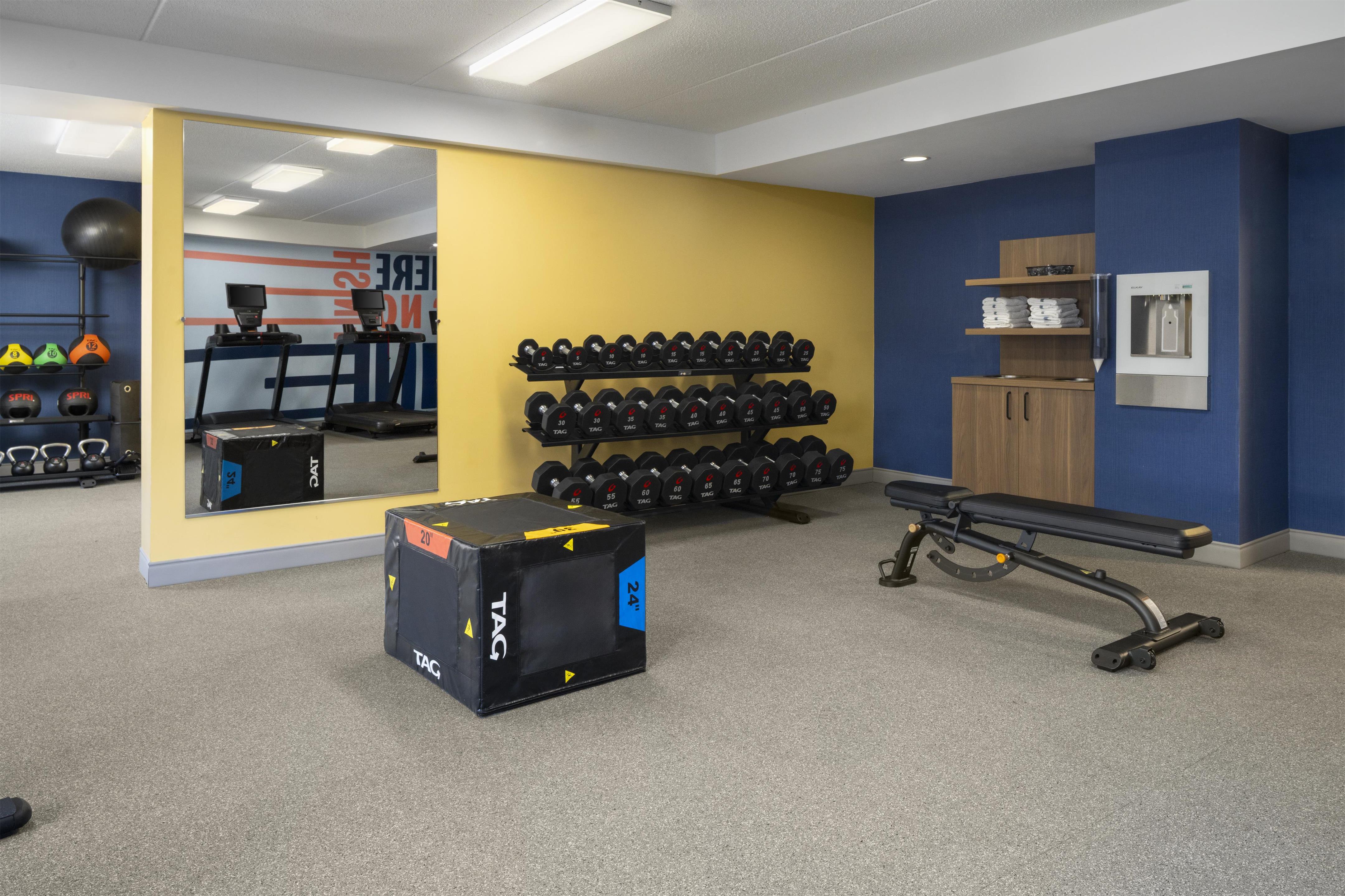 Health club fitness center gym | Hampton Inn by Hilton York