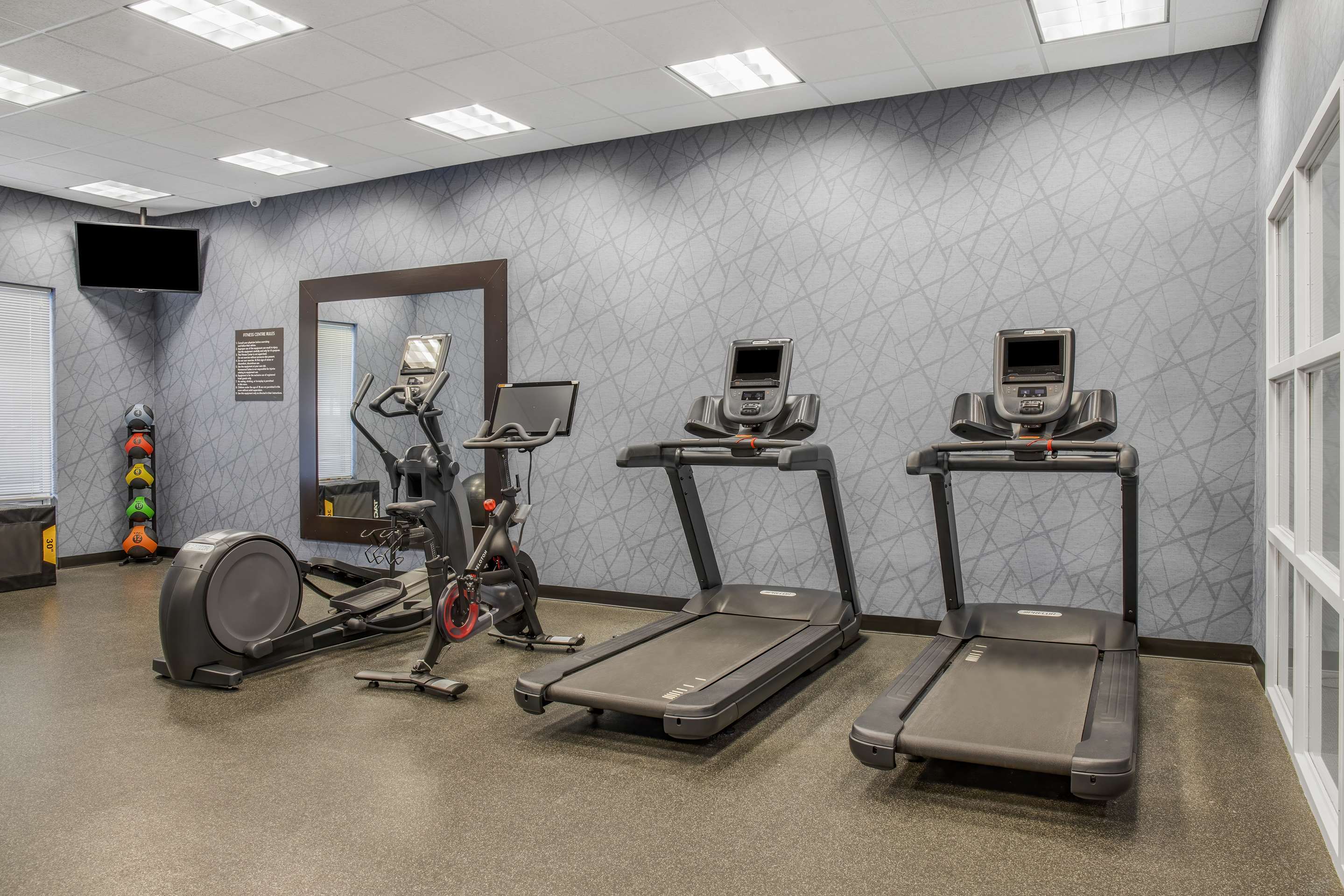 Health club fitness center gym | Homewood Suites by Hilton Winnipeg Airport-Polo Park, MB