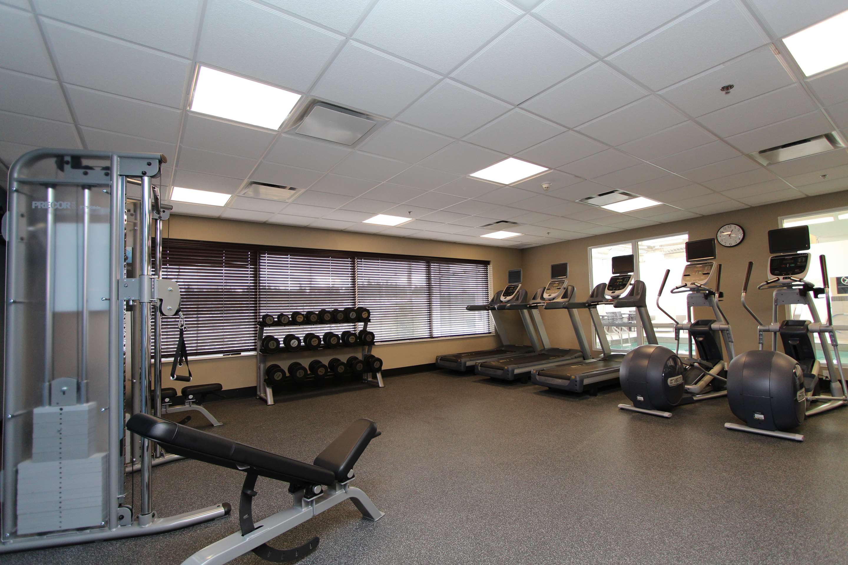 Health club fitness center gym | Hampton Inn & Suites by Hilton St. John's Airport