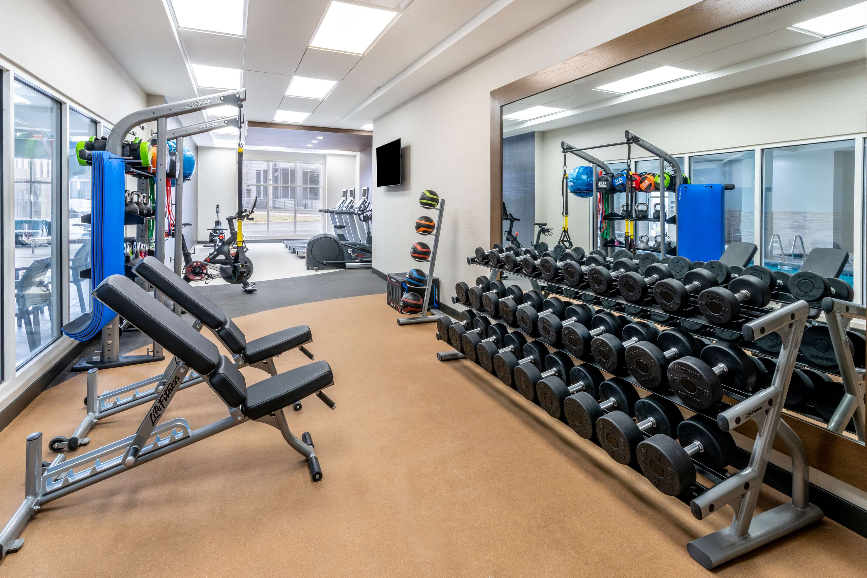 Health club fitness center gym | Hilton Garden Inn Albuquerque Uptown