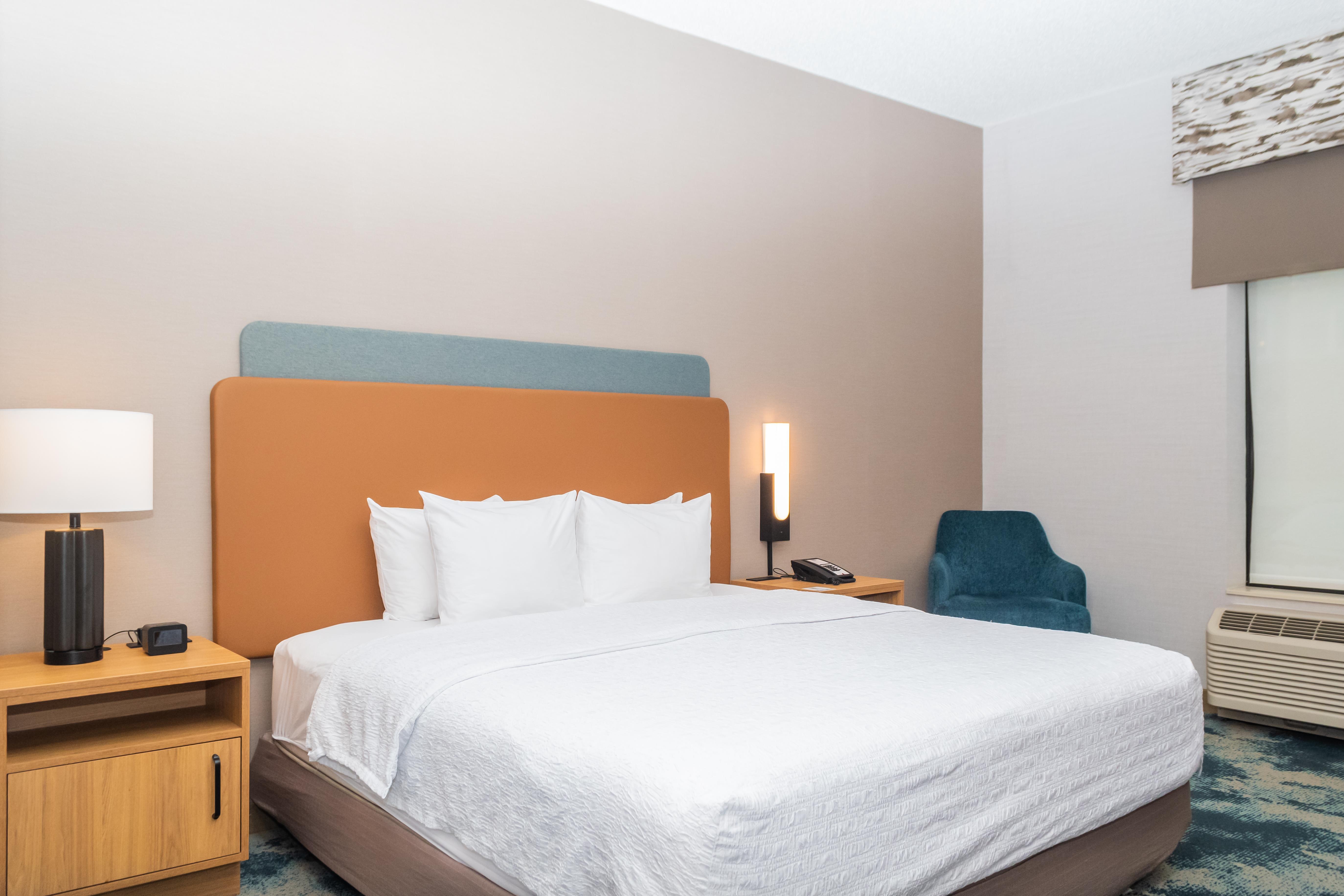 Hampton Inn & Suites by Hilton Addison Room Type - 1 KNG ACC ROLLIN SHWR NS