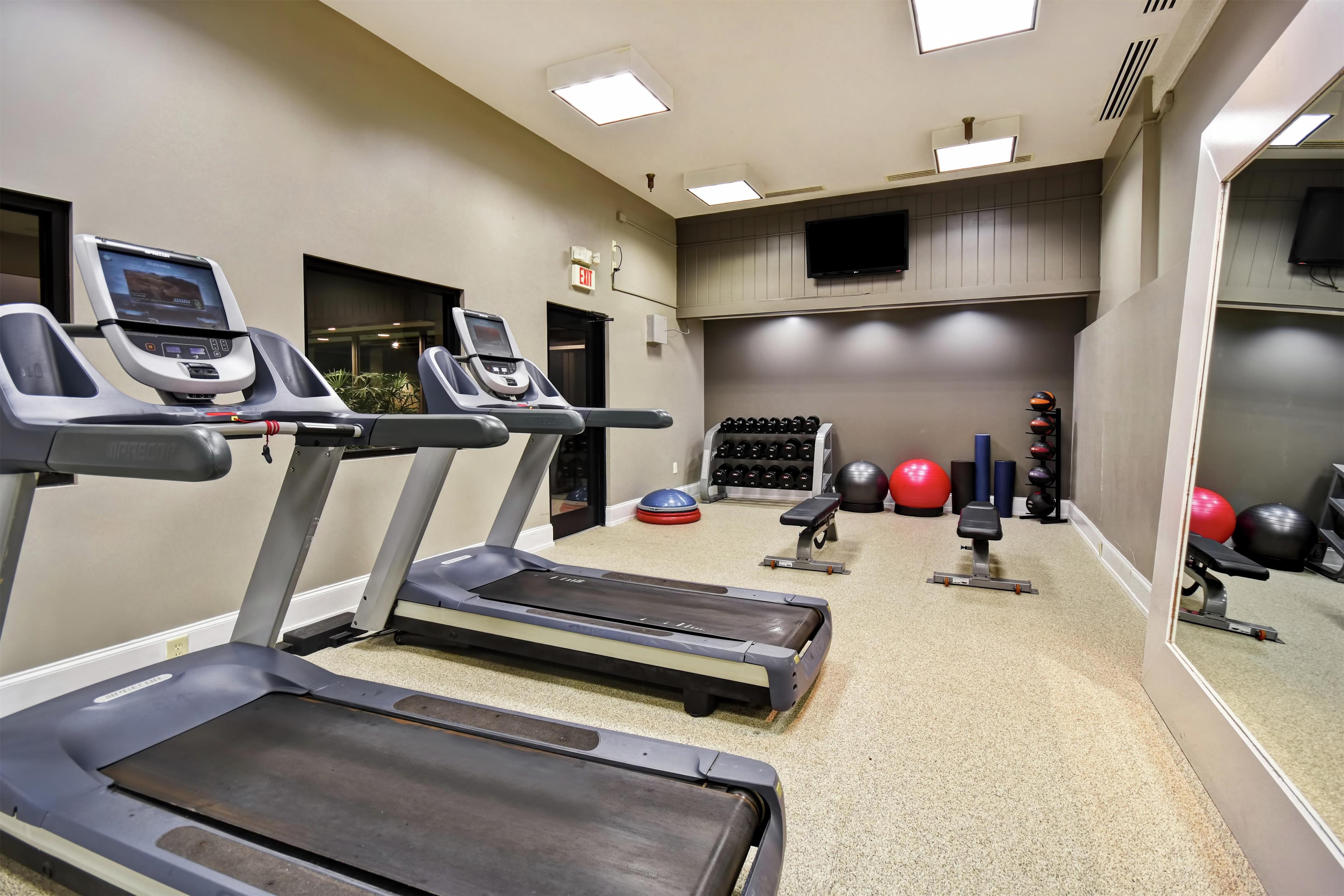 Health club fitness center gym | DoubleTree by Hilton Hotel Augusta