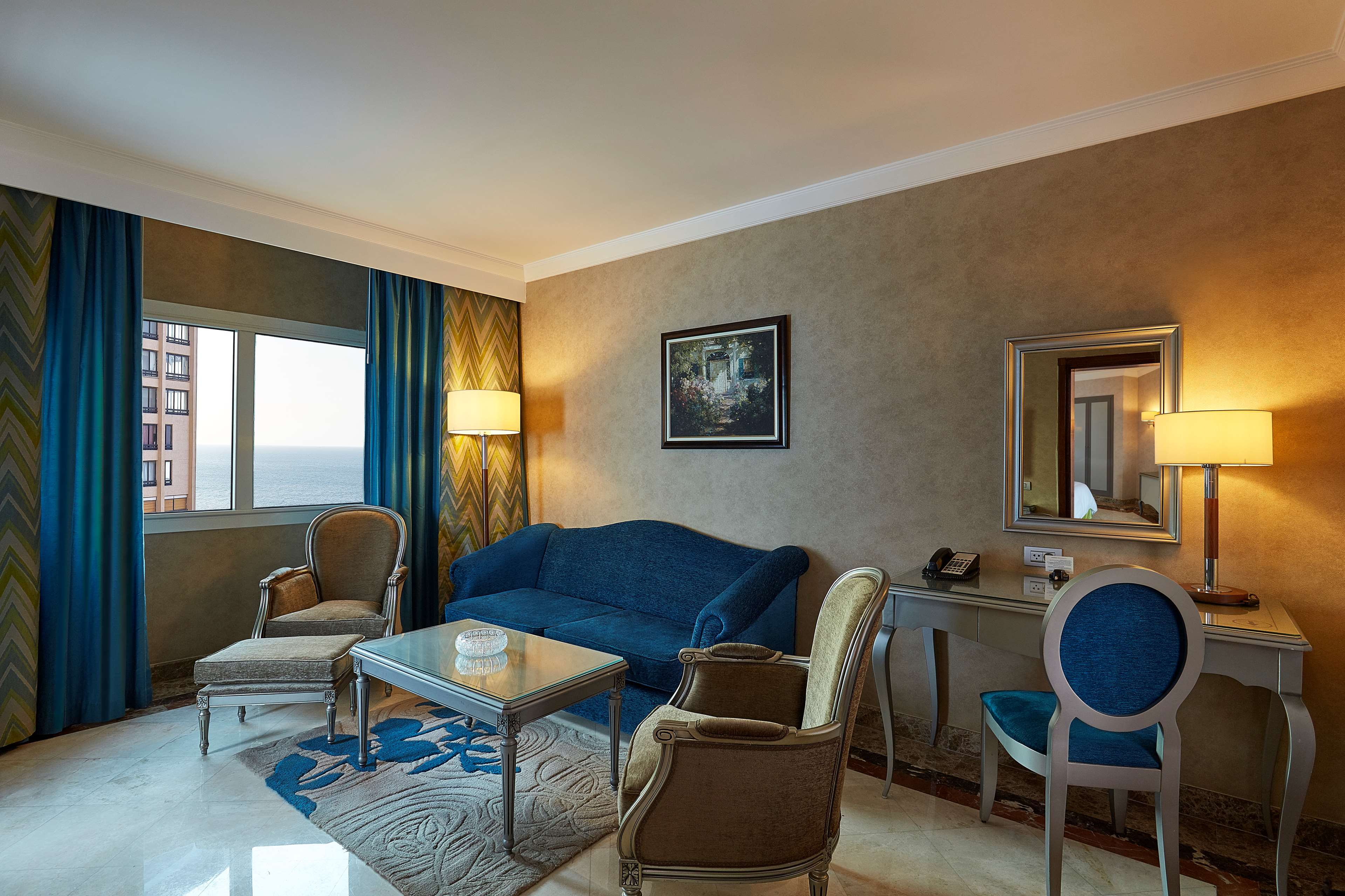 Hilton Alexandria Corniche Room Type - King Suite with Panoramic Sea View Hilton Alexandria Corniche Room Type - King Suite with Panoramic Sea View