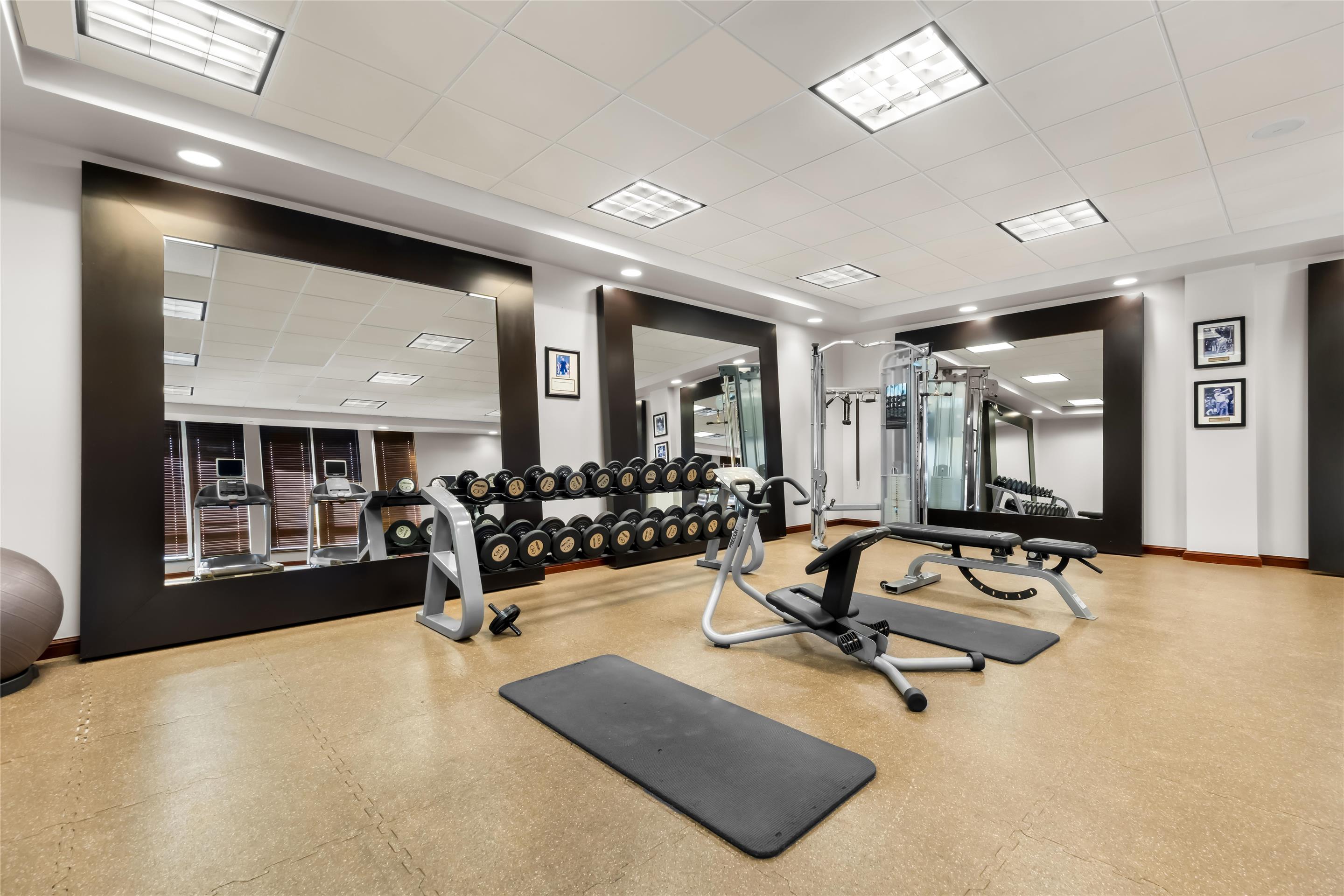 Health club fitness center gym | Hilton Garden Inn Amarillo