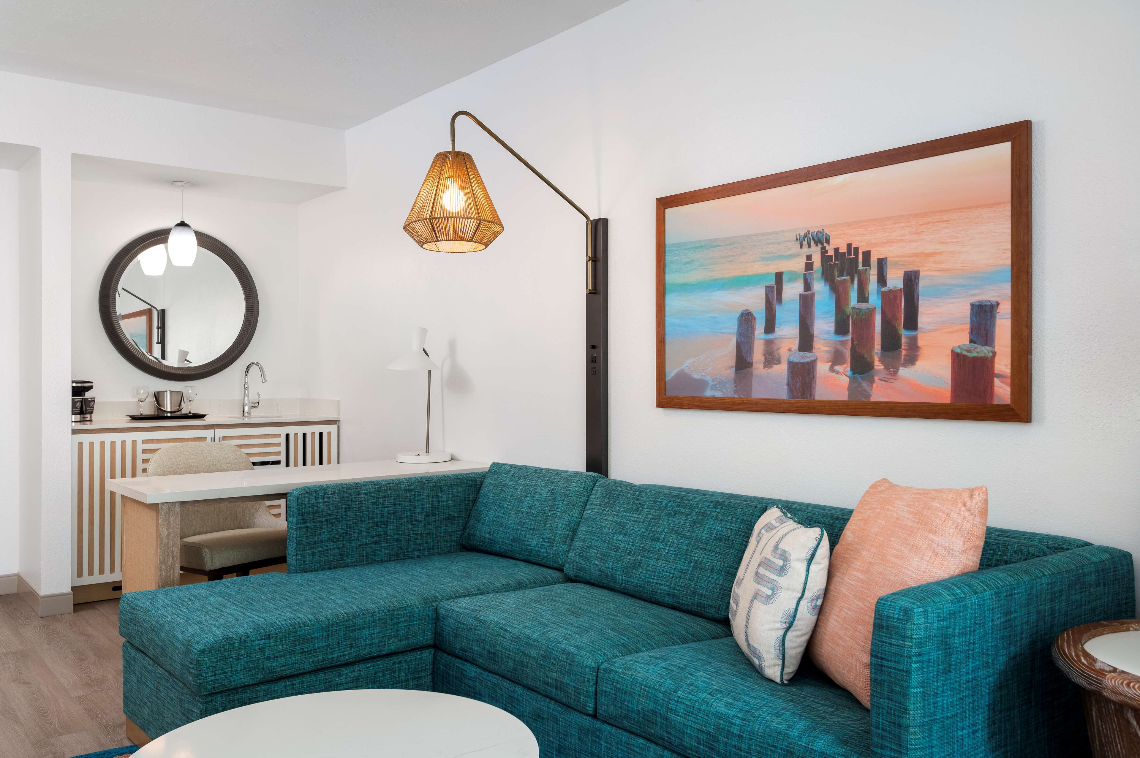 DoubleTree Suites by Hilton Naples Room Type - 1 KING SUITE PARTIAL VW