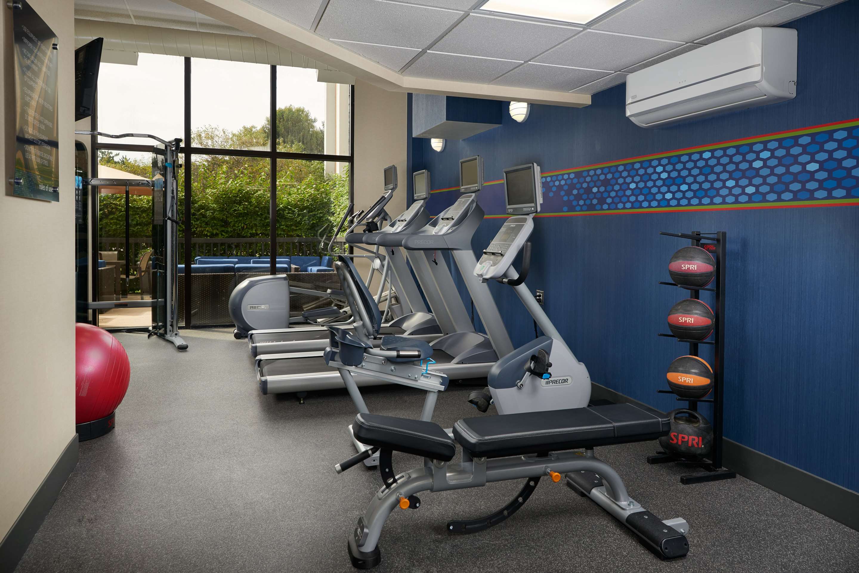 Health club fitness center gym