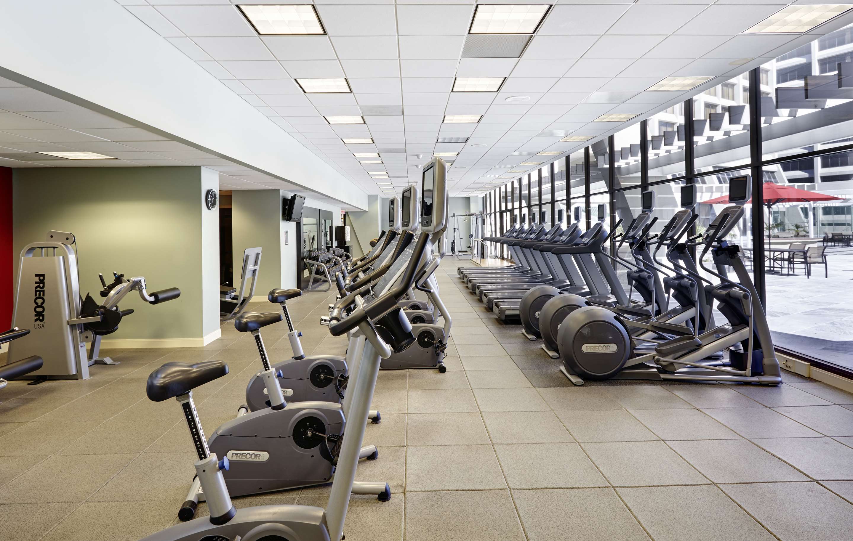 Health club fitness center gym | Hilton Atlanta