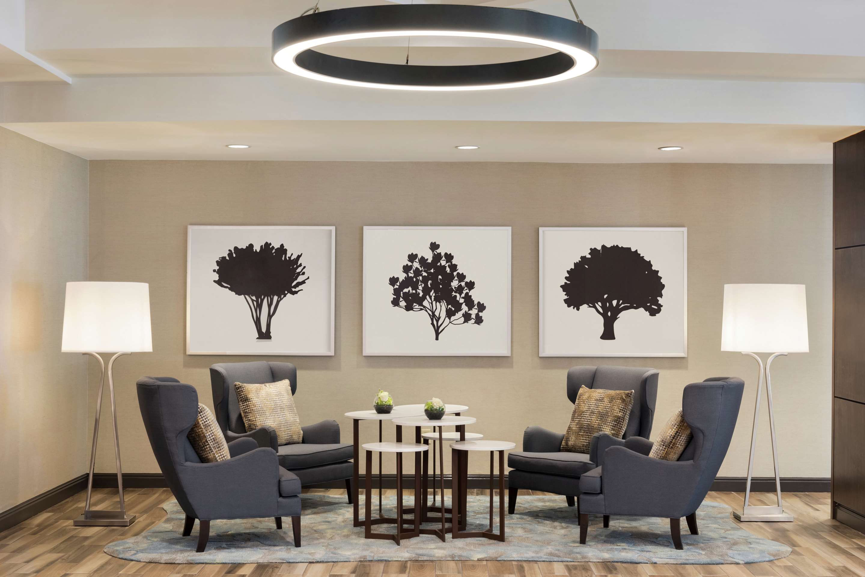 Lobby | Embassy Suites by Hilton Atlanta Alpharetta