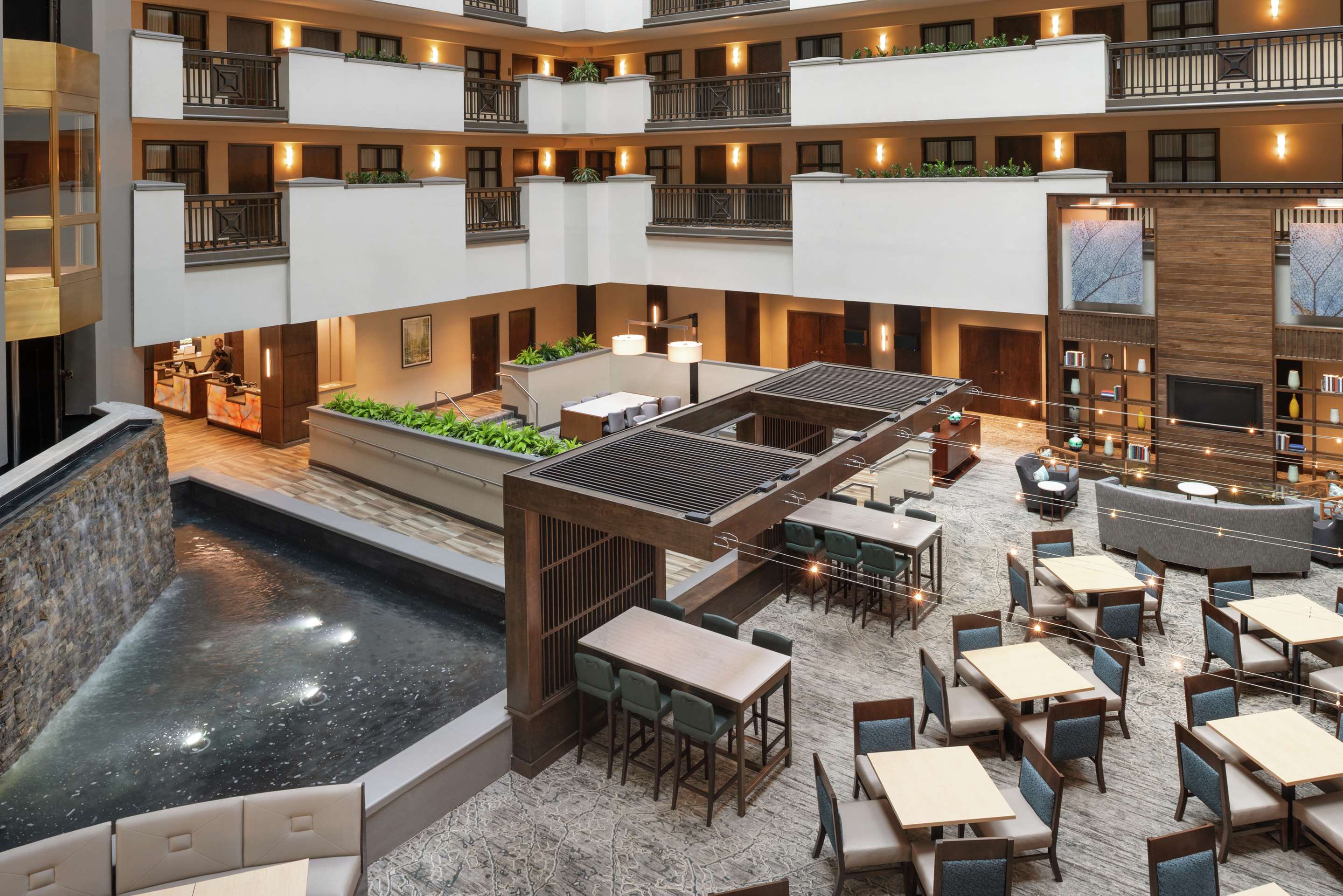 Lobby | Embassy Suites by Hilton Atlanta Alpharetta