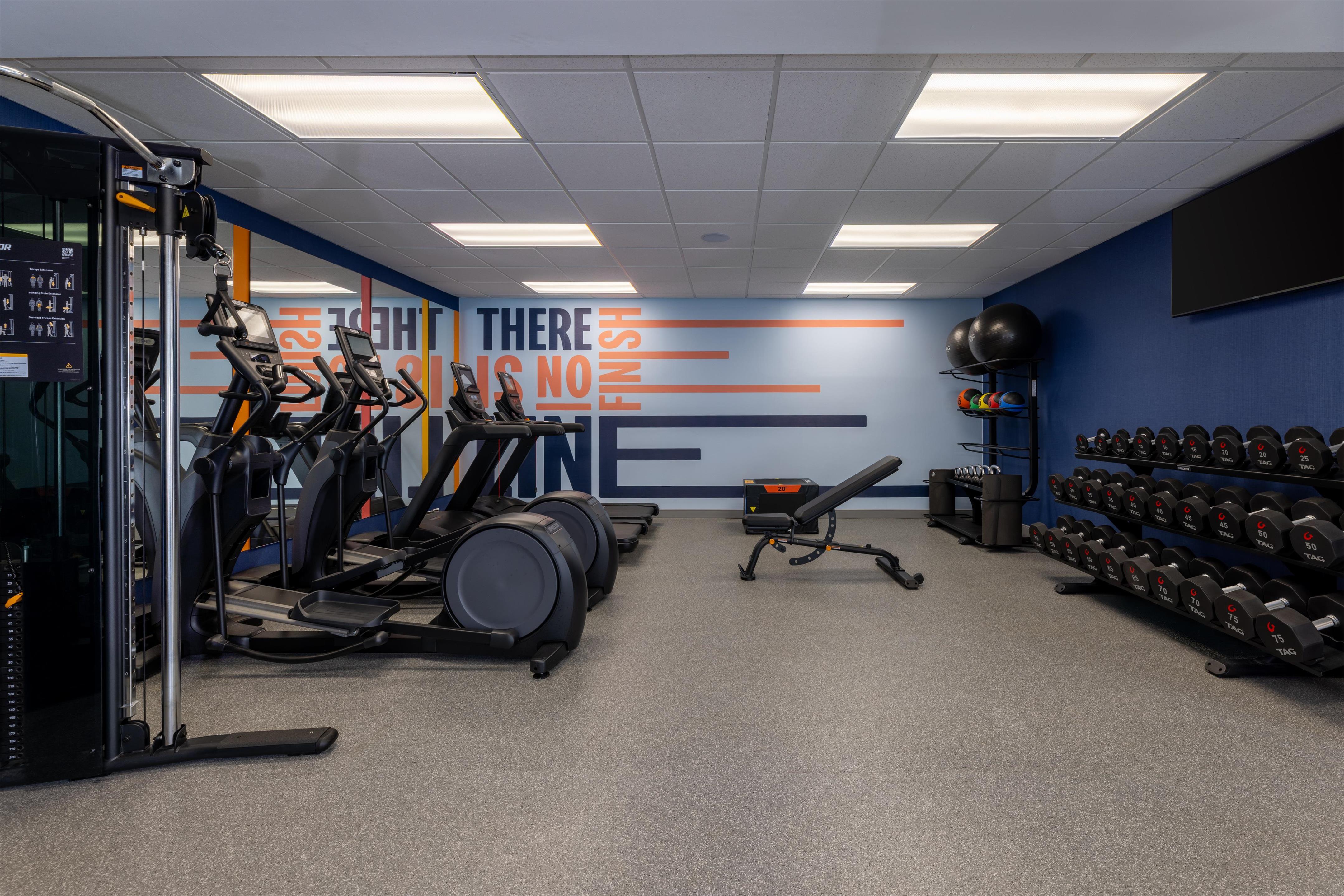 Health club fitness center gym | Hampton Inn Lawrenceville Duluth