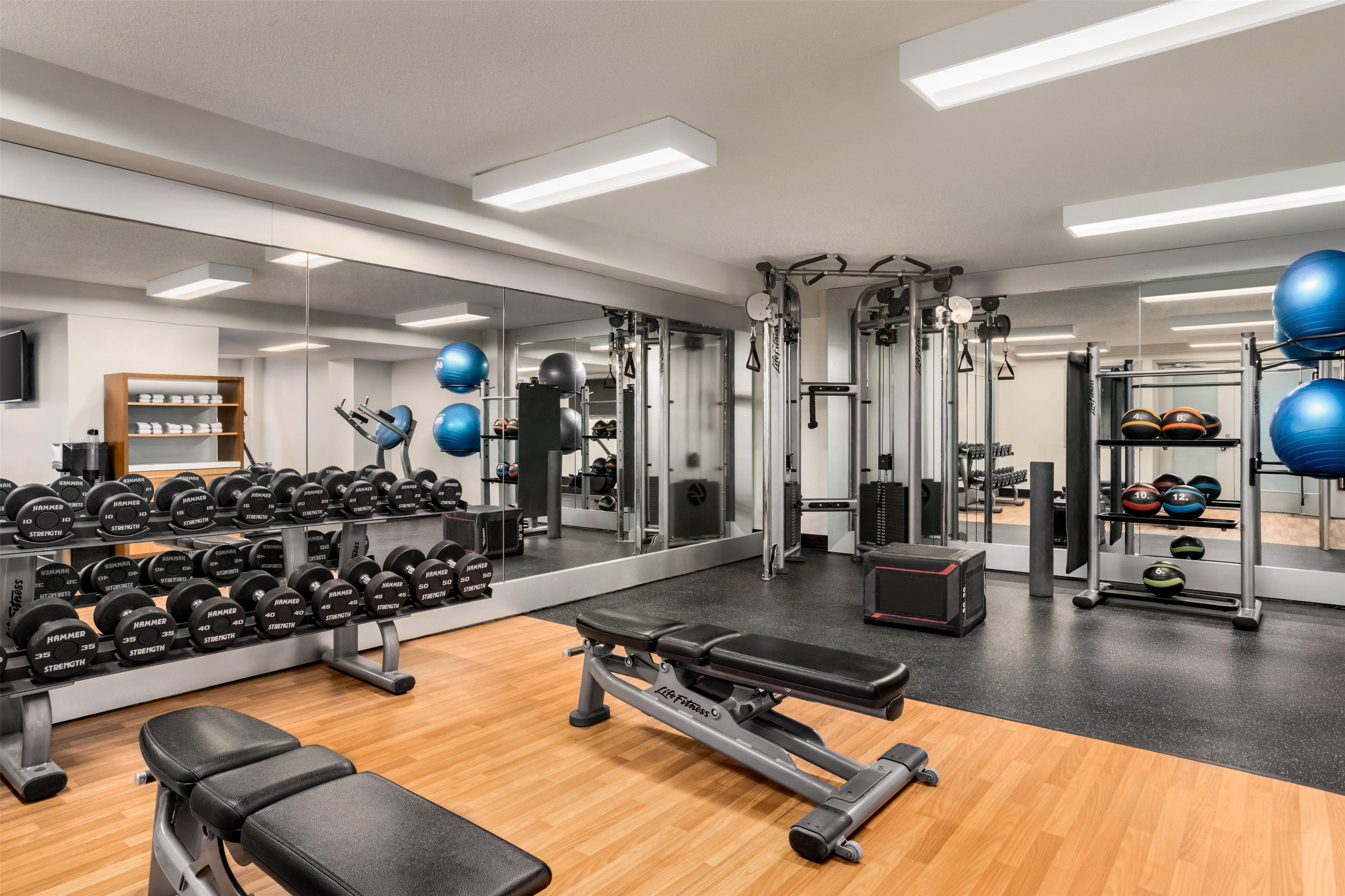 Health club fitness center gym | Embassy Suites by Hilton Atlanta at Centennial Olympic Park