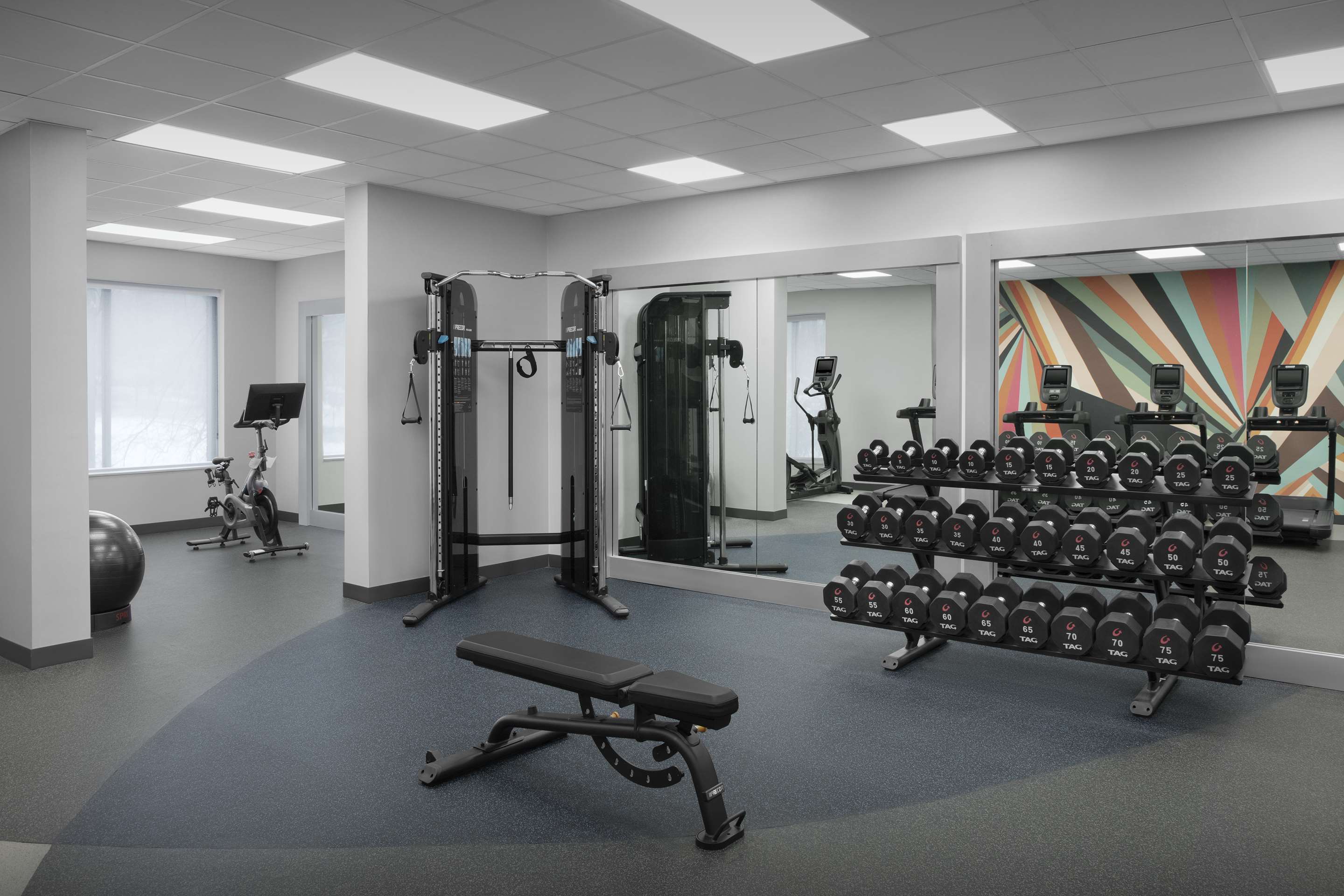 Health club fitness center gym | Hilton Garden Inn Atlanta North/Johns Creek