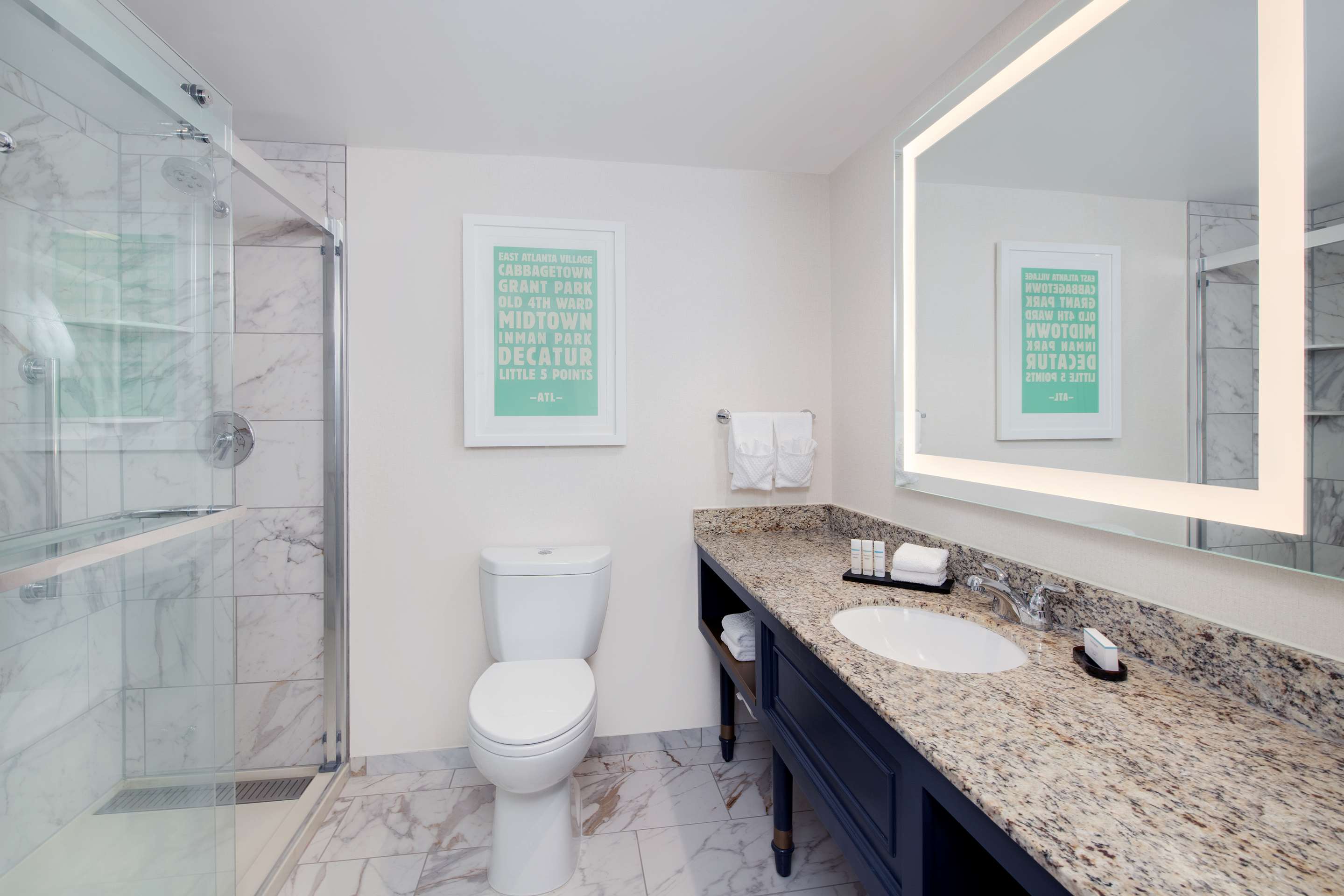 Guest room bath