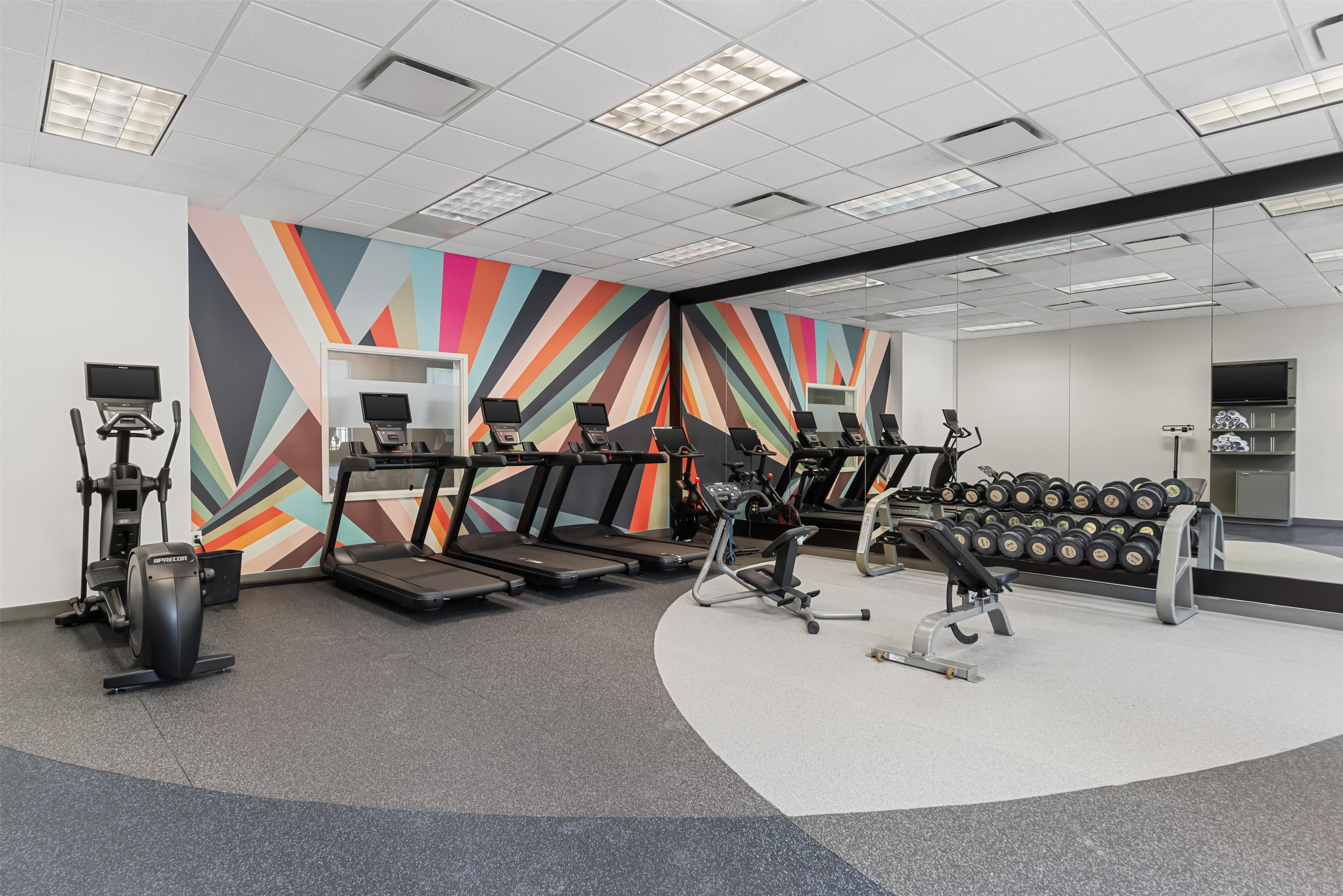 Health club fitness center gym | Hilton Garden Inn Atlanta Marietta