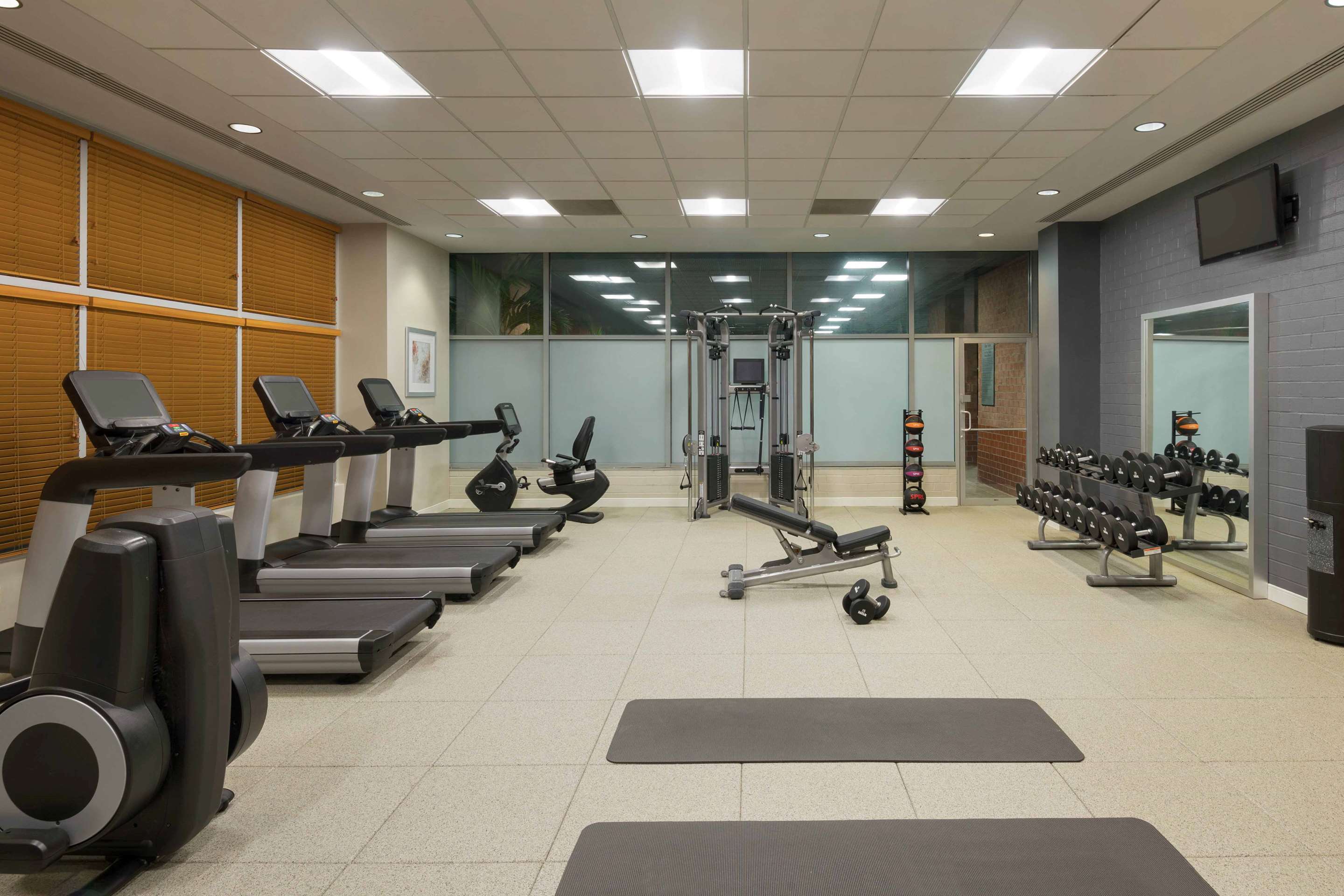 Health club fitness center gym | Embassy Suites by Hilton Baltimore at BWI Airport