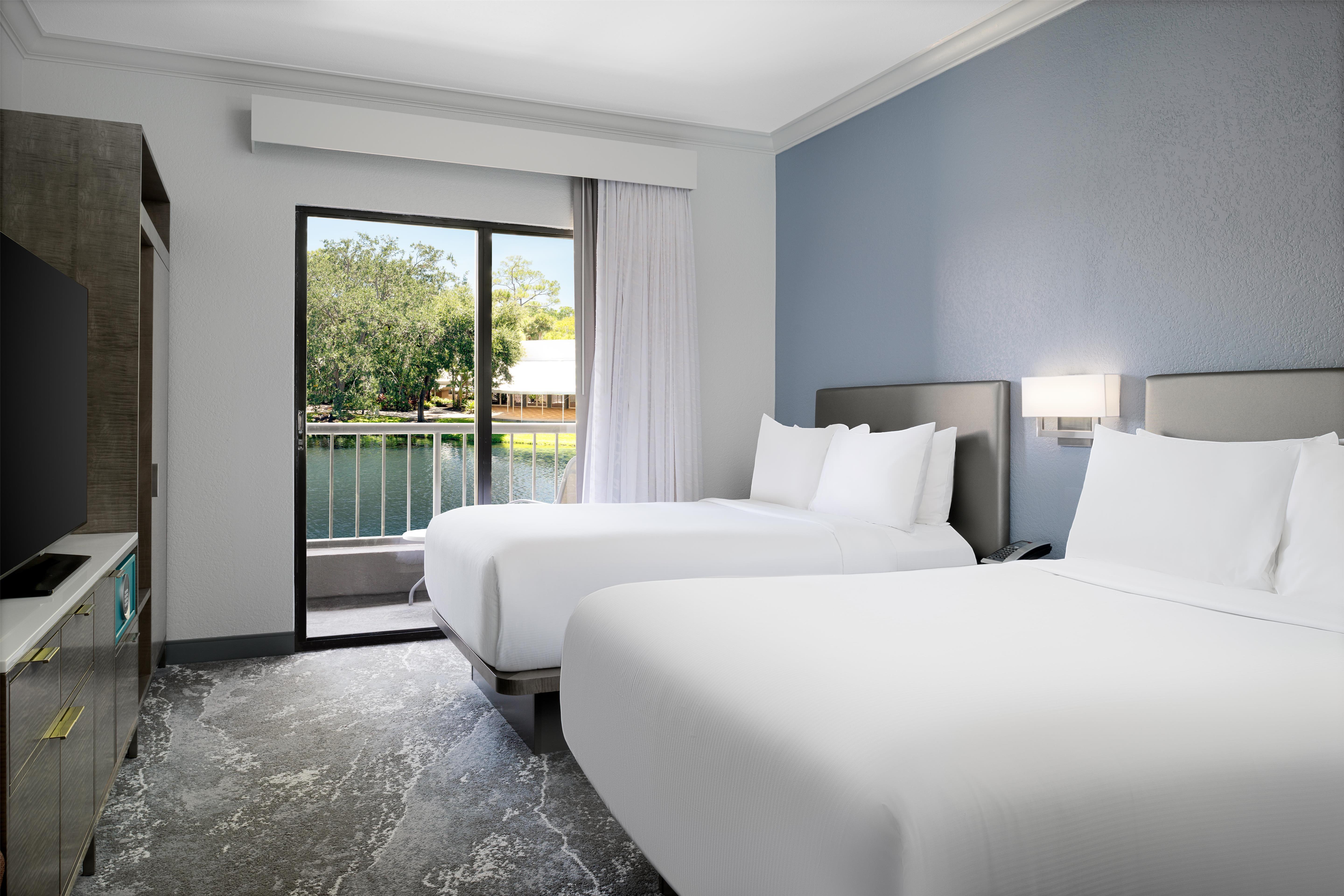 Hilton Boca Raton Suites Room Type - 2DBLS SUITE SOFABED LAKEVW