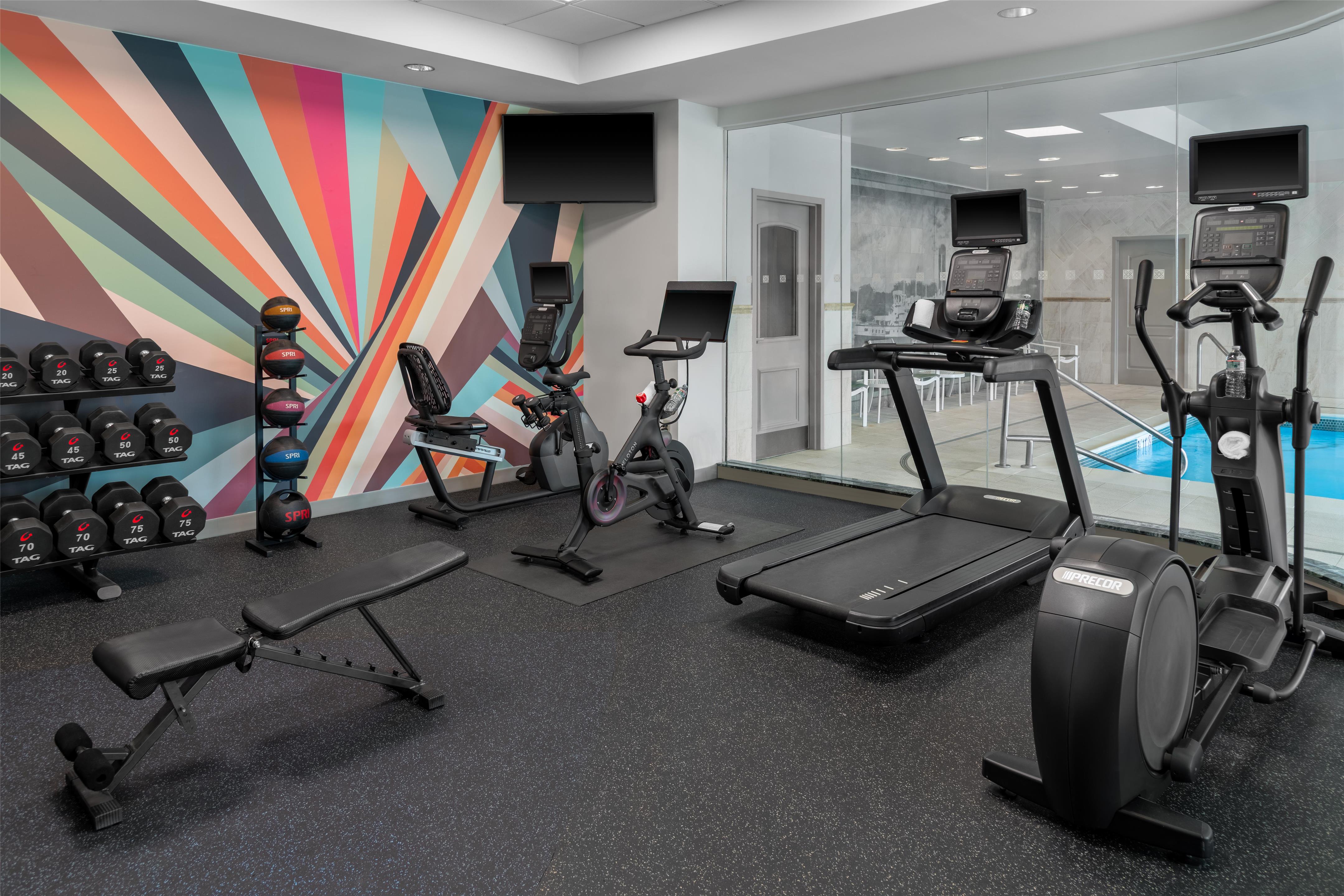 Health club fitness center gym | Hilton Garden Inn Hartford South/Glastonbury