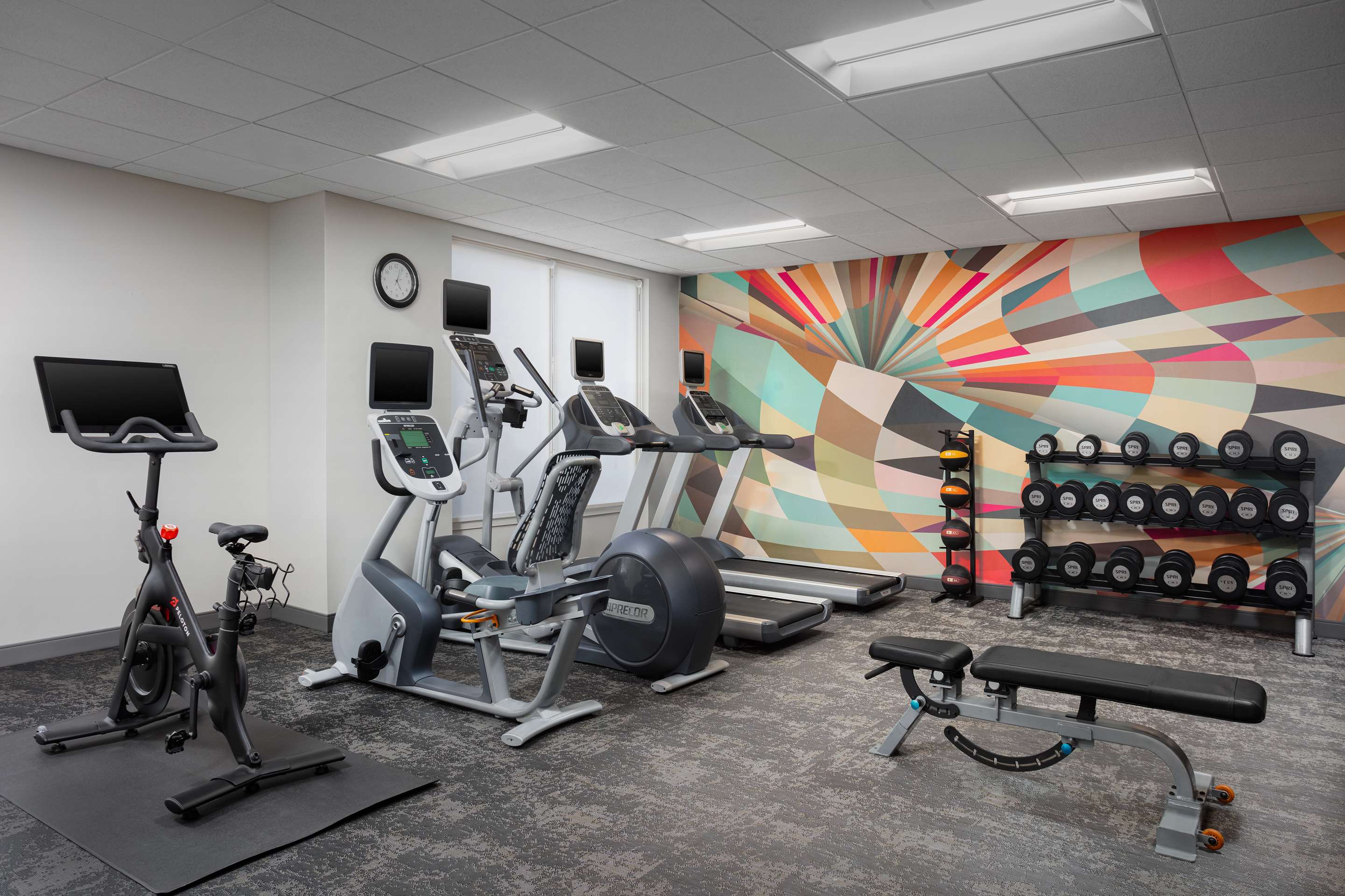 Health club fitness center gym | Hilton Garden Inn Tuscaloosa