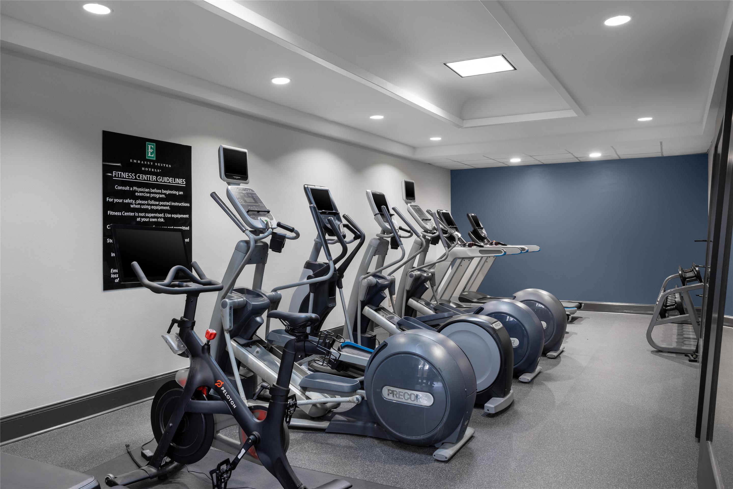 Health club fitness center gym | Embassy Suites Hotel Birmingham